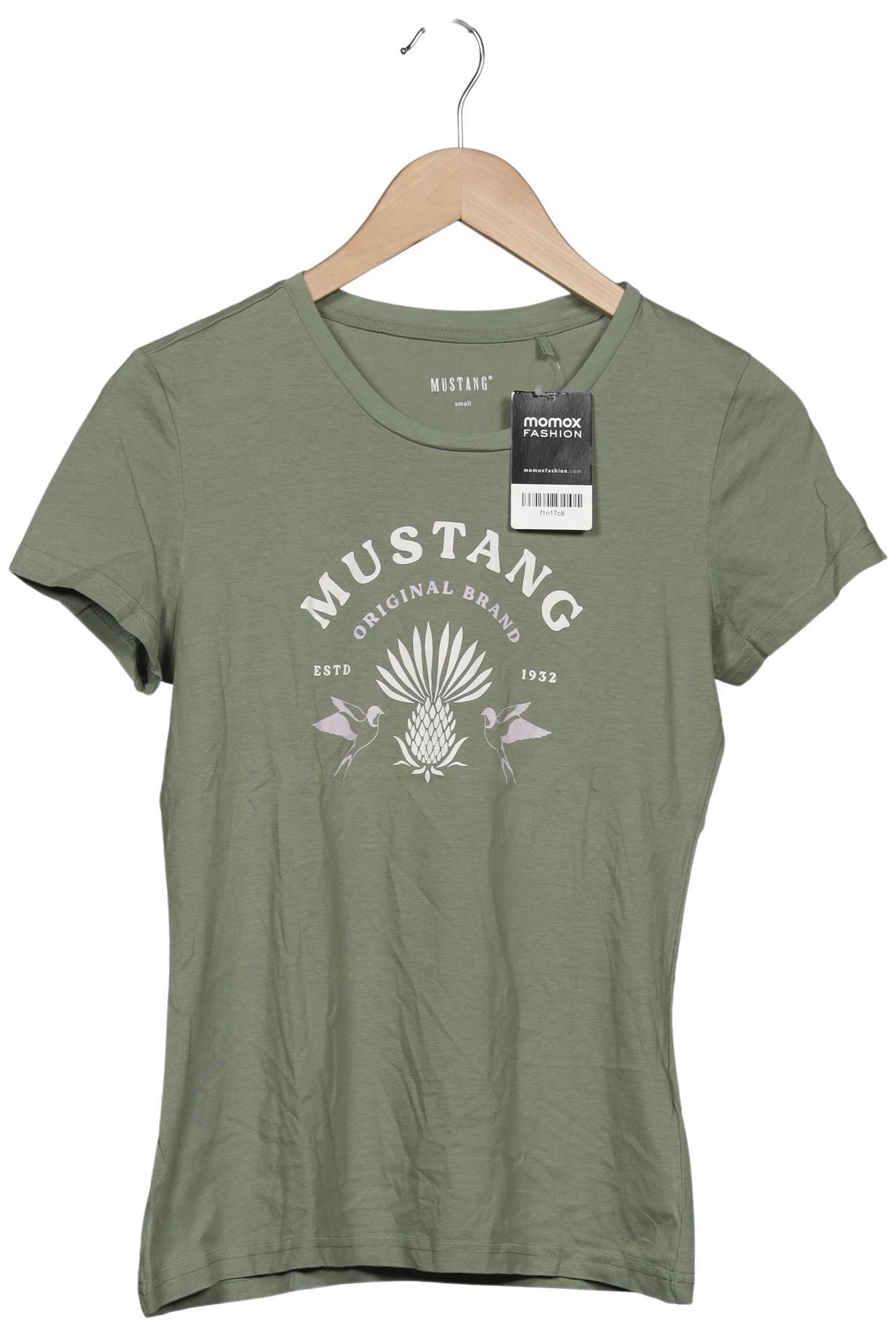 

Mustang Damen T-Shirt, grün, Gr. 36