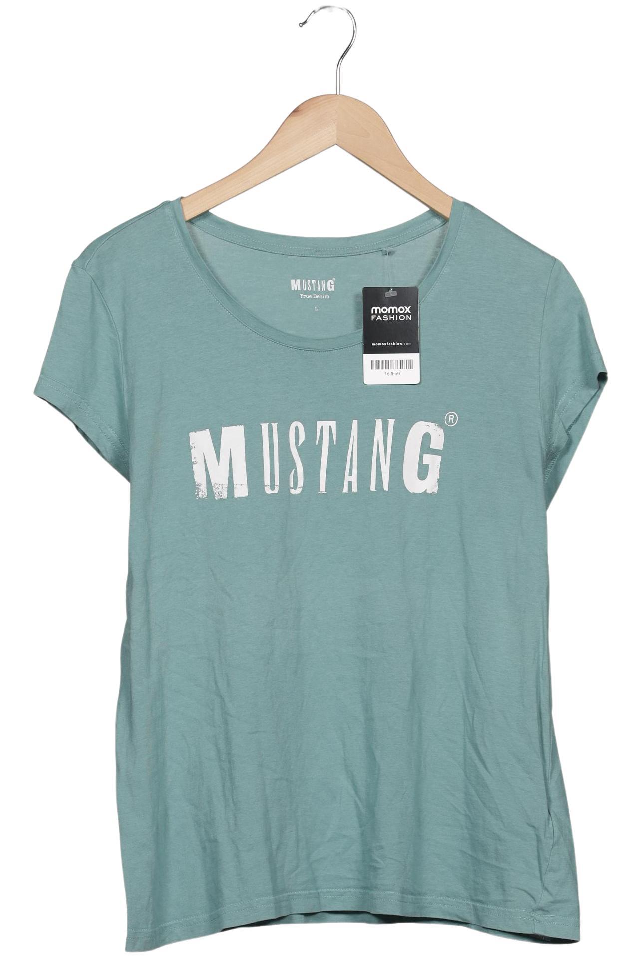 

Mustang Damen T-Shirt, türkis, Gr. 42