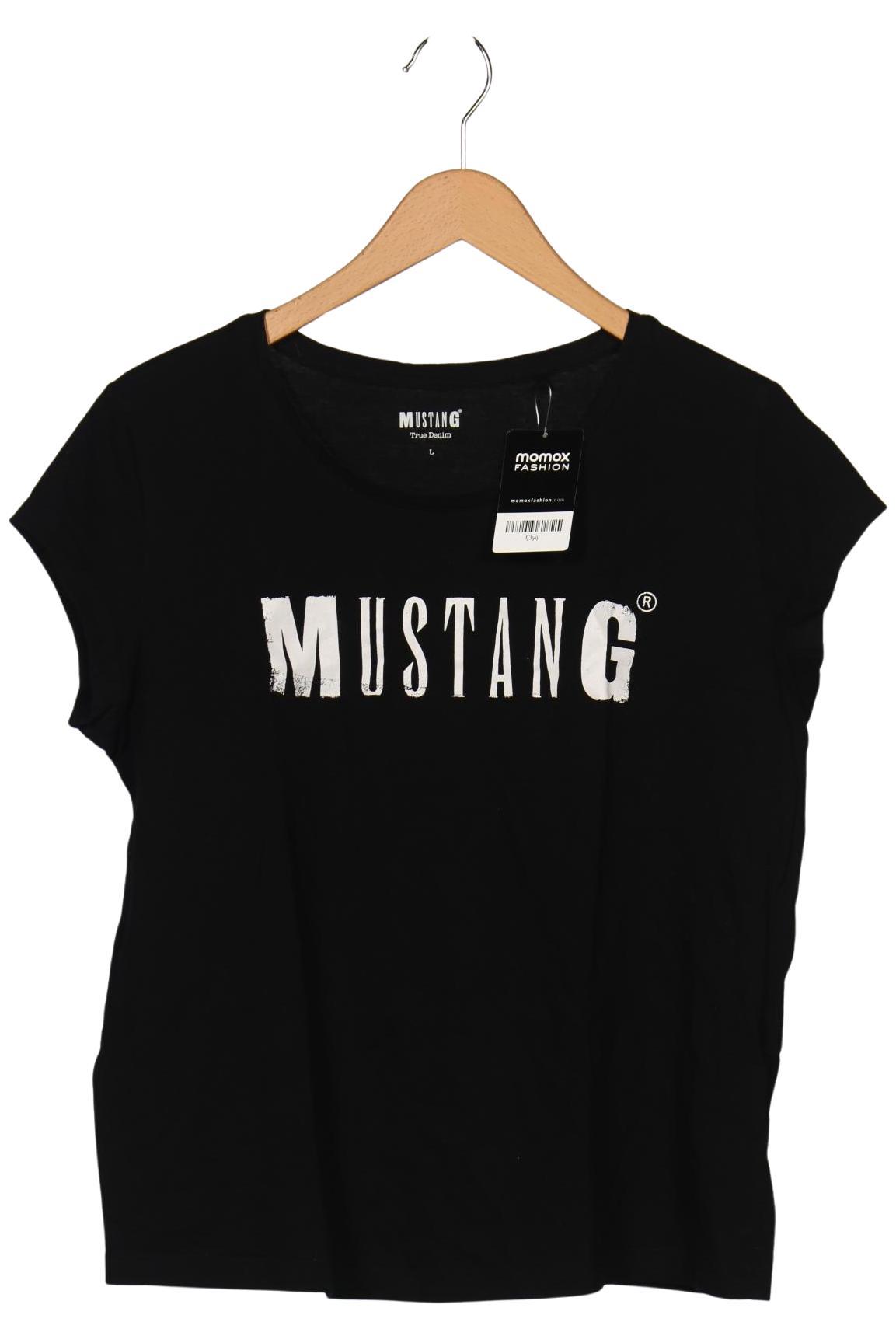 

Mustang Damen T-Shirt, schwarz, Gr. 42