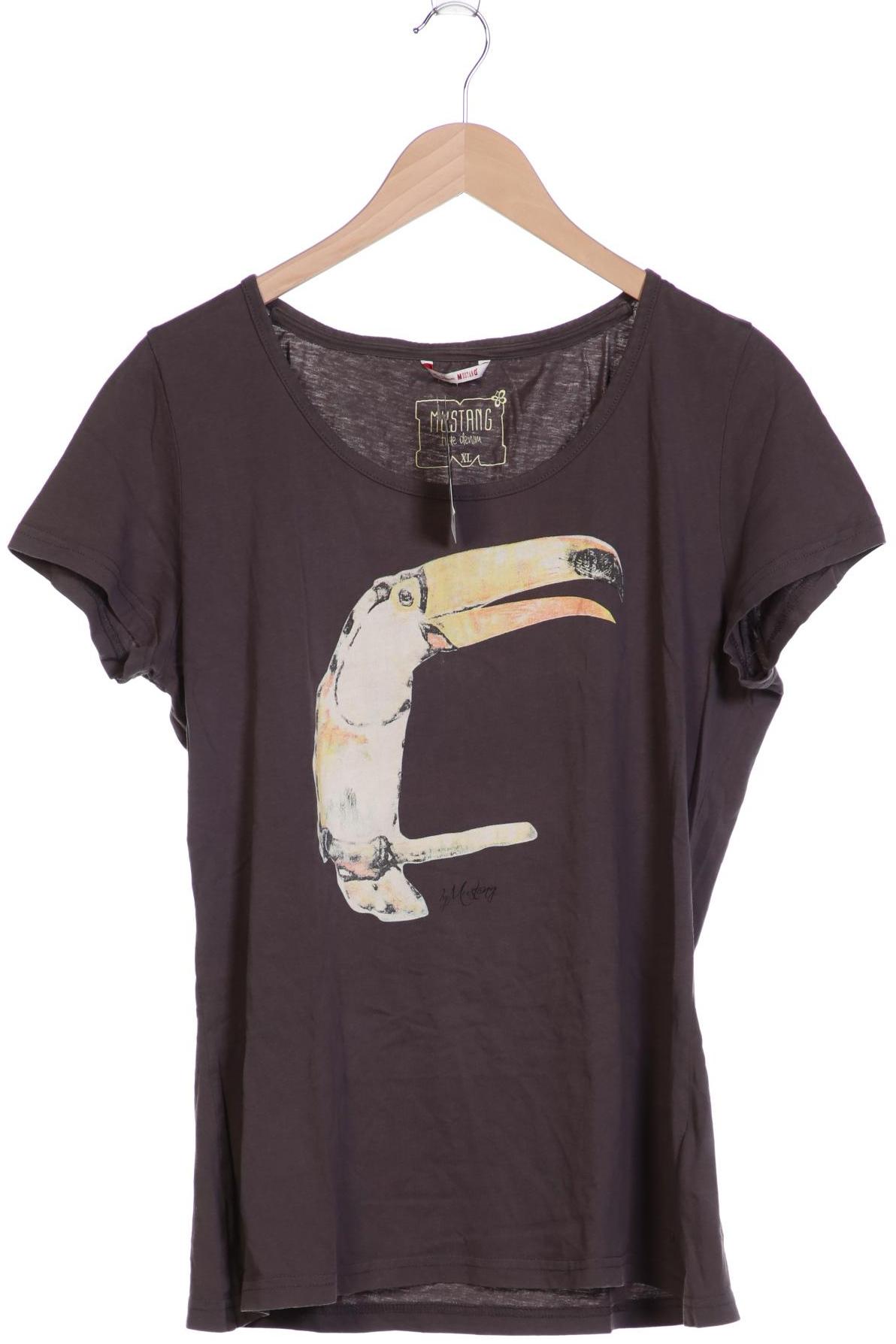

Mustang Damen T-Shirt, grau, Gr. 44