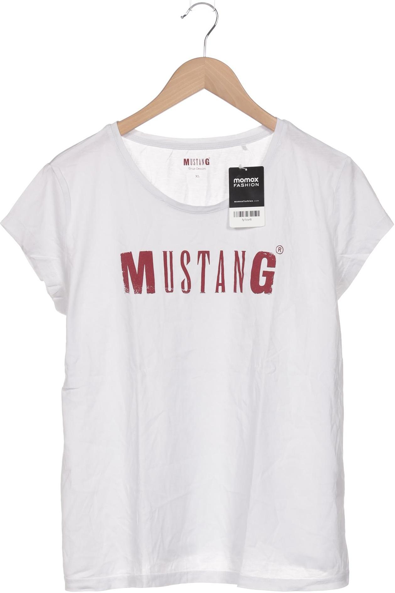 

Mustang Damen T-Shirt, weiß, Gr. 44