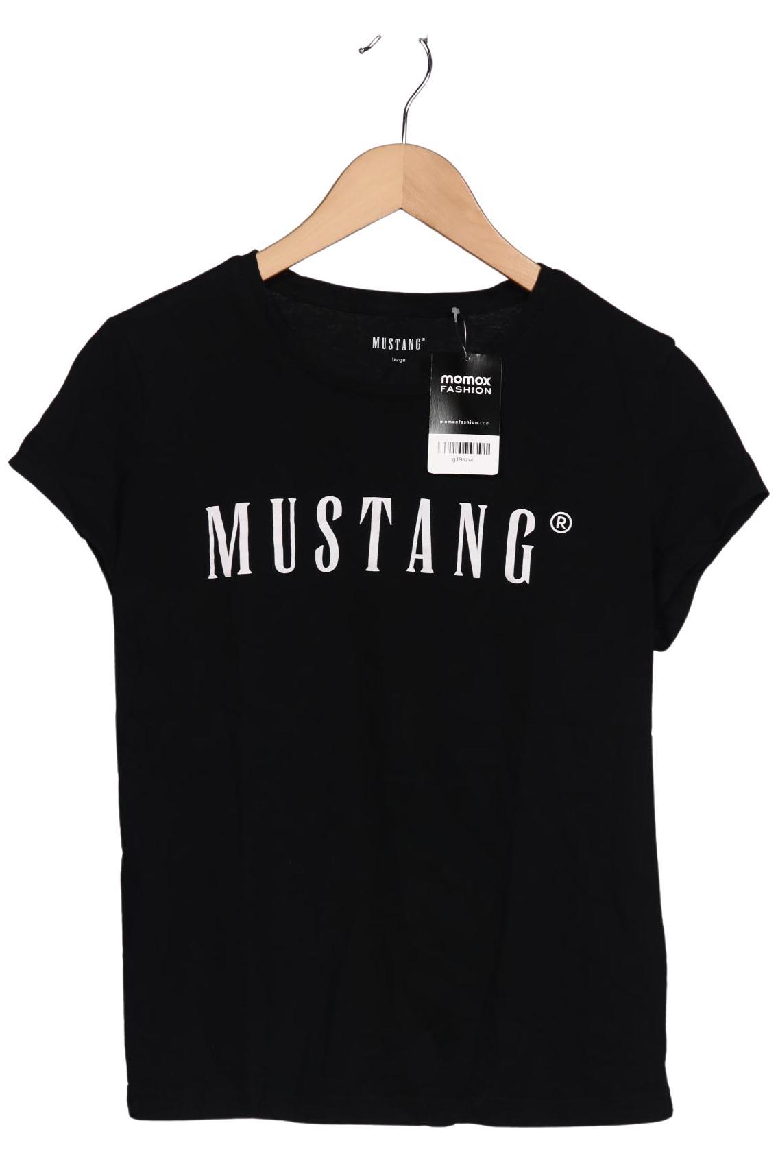 

Mustang Damen T-Shirt, schwarz, Gr. 42