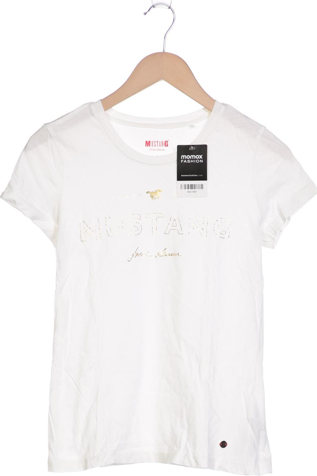 

Mustang Damen T-Shirt, weiß, Gr. 36