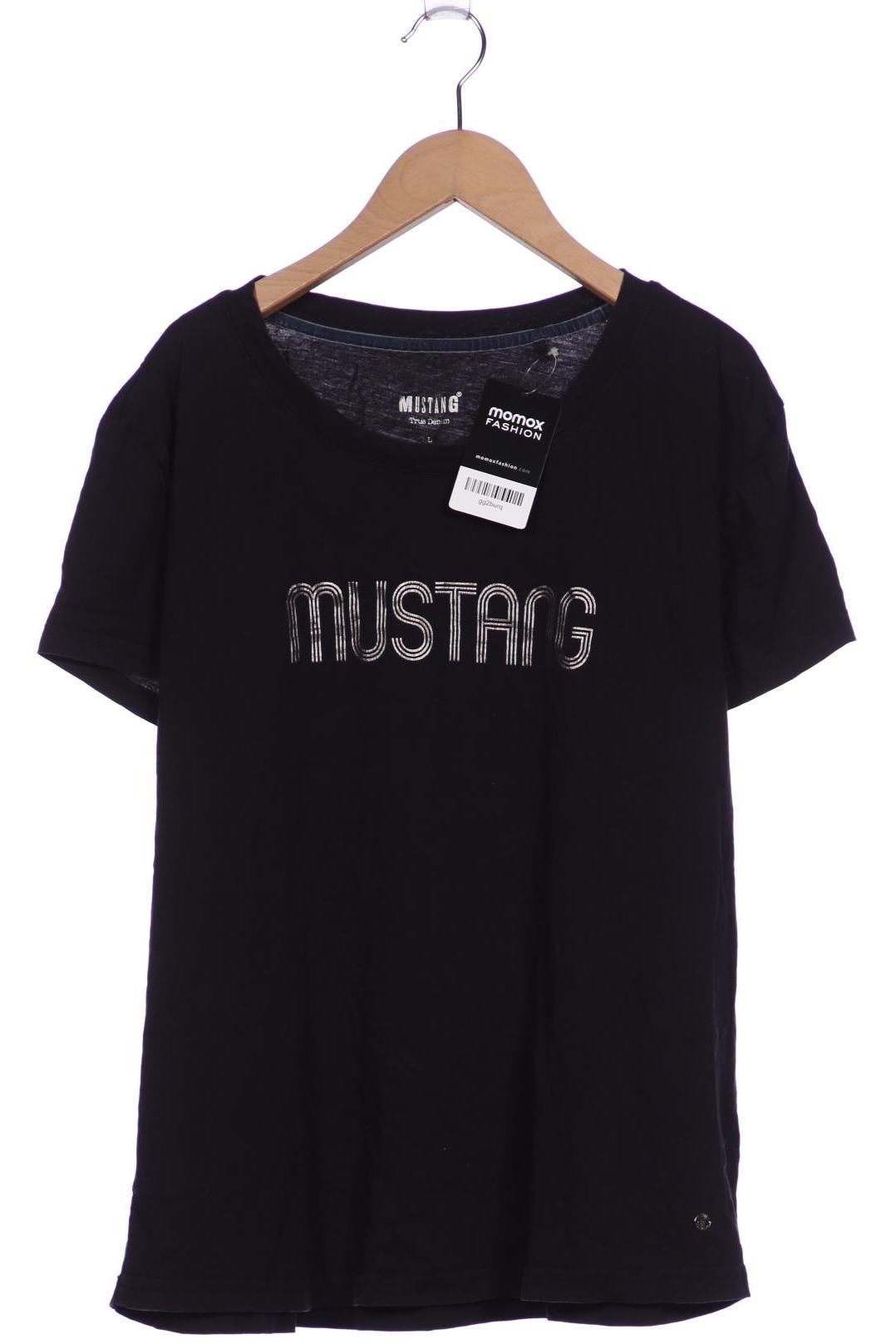 

Mustang Damen T-Shirt, schwarz, Gr. 42