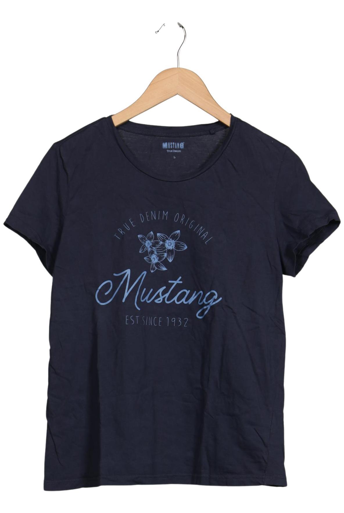 

Mustang Damen T-Shirt, marineblau, Gr. 42