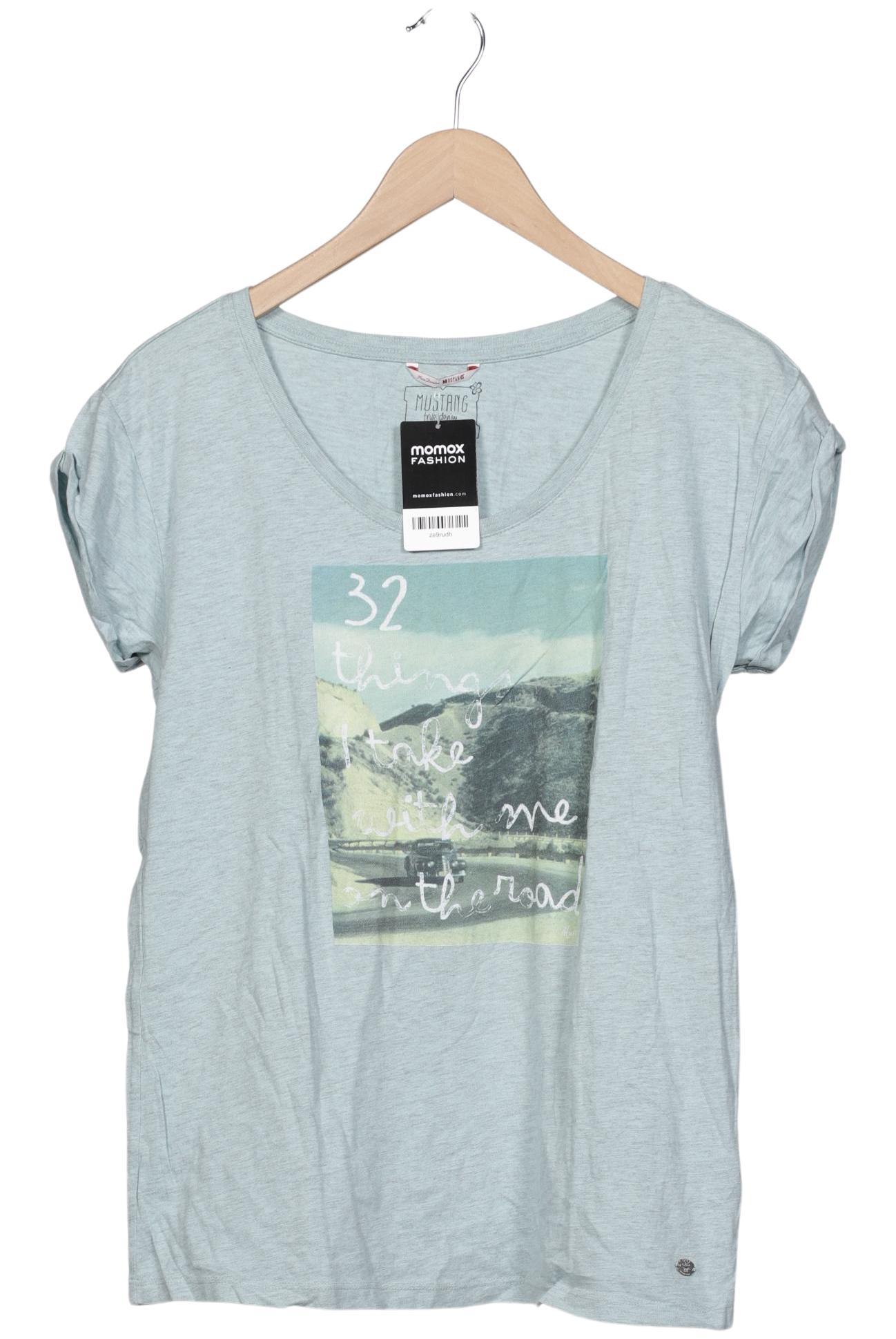 

Mustang Damen T-Shirt, blau, Gr. 38