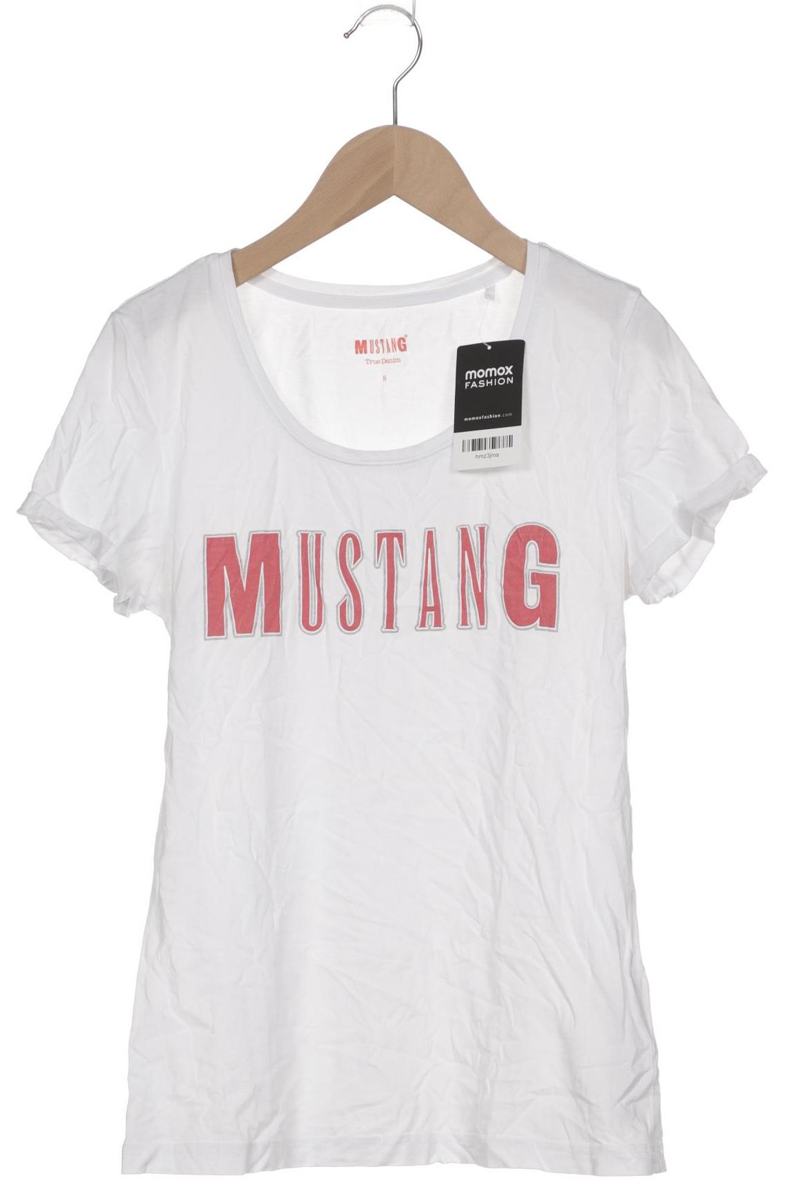 

Mustang Damen T-Shirt, weiß, Gr. 36