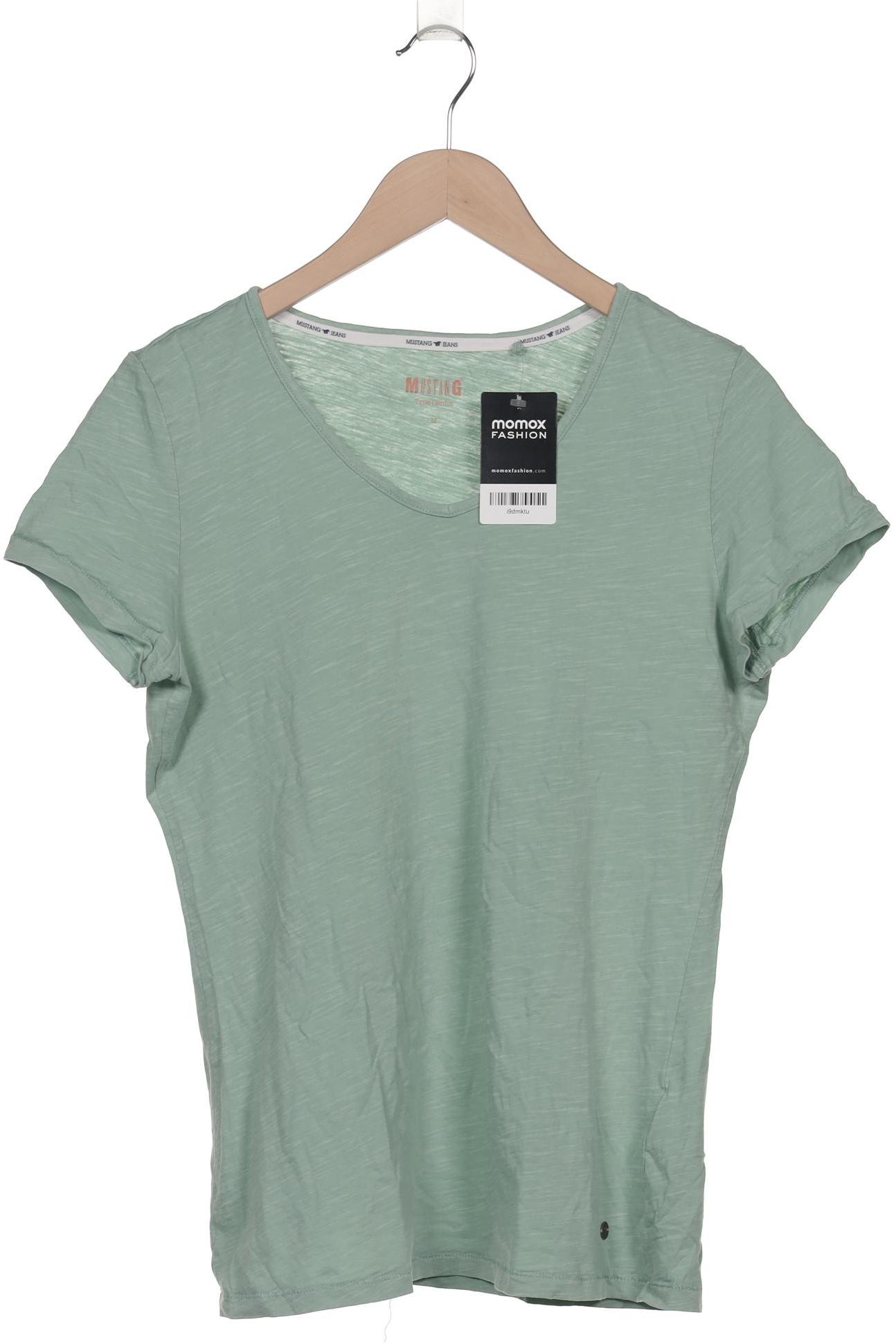 

Mustang Damen T-Shirt, hellgrün, Gr. 38