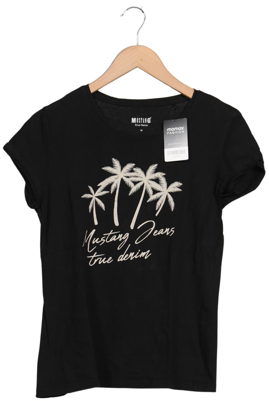 

Mustang Damen T-Shirt, schwarz, Gr. 38