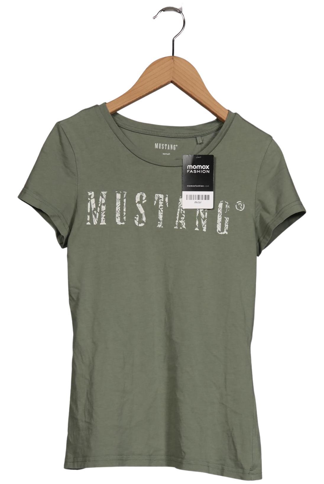 

Mustang Damen T-Shirt, grün, Gr. 34