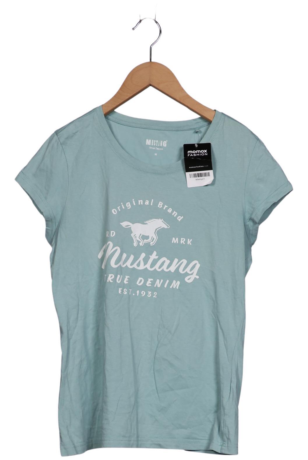 

Mustang Damen T-Shirt, türkis, Gr. 38