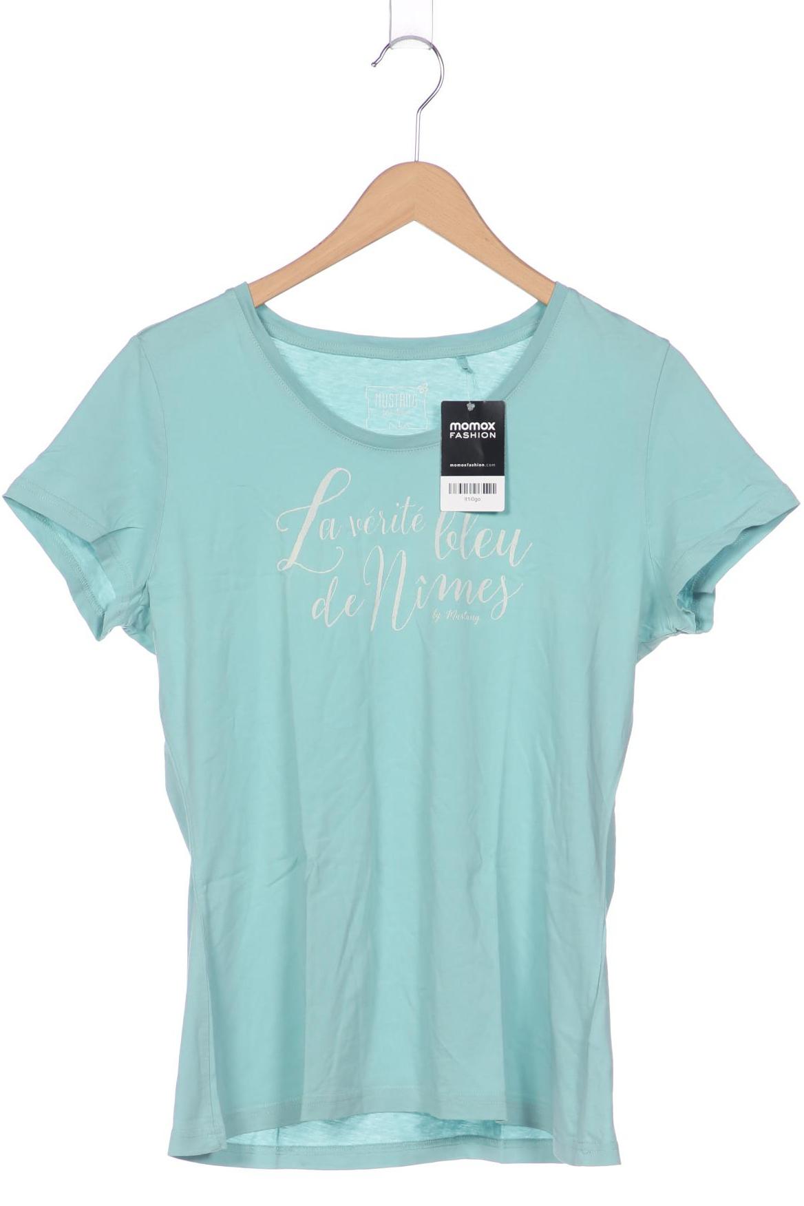 

Mustang Damen T-Shirt, türkis, Gr. 42
