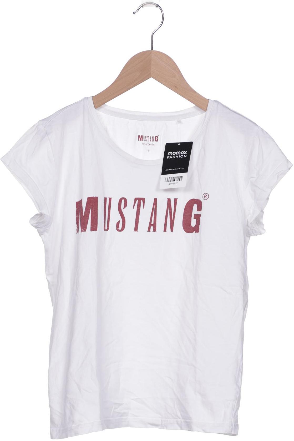

Mustang Damen T-Shirt, weiß, Gr. 36