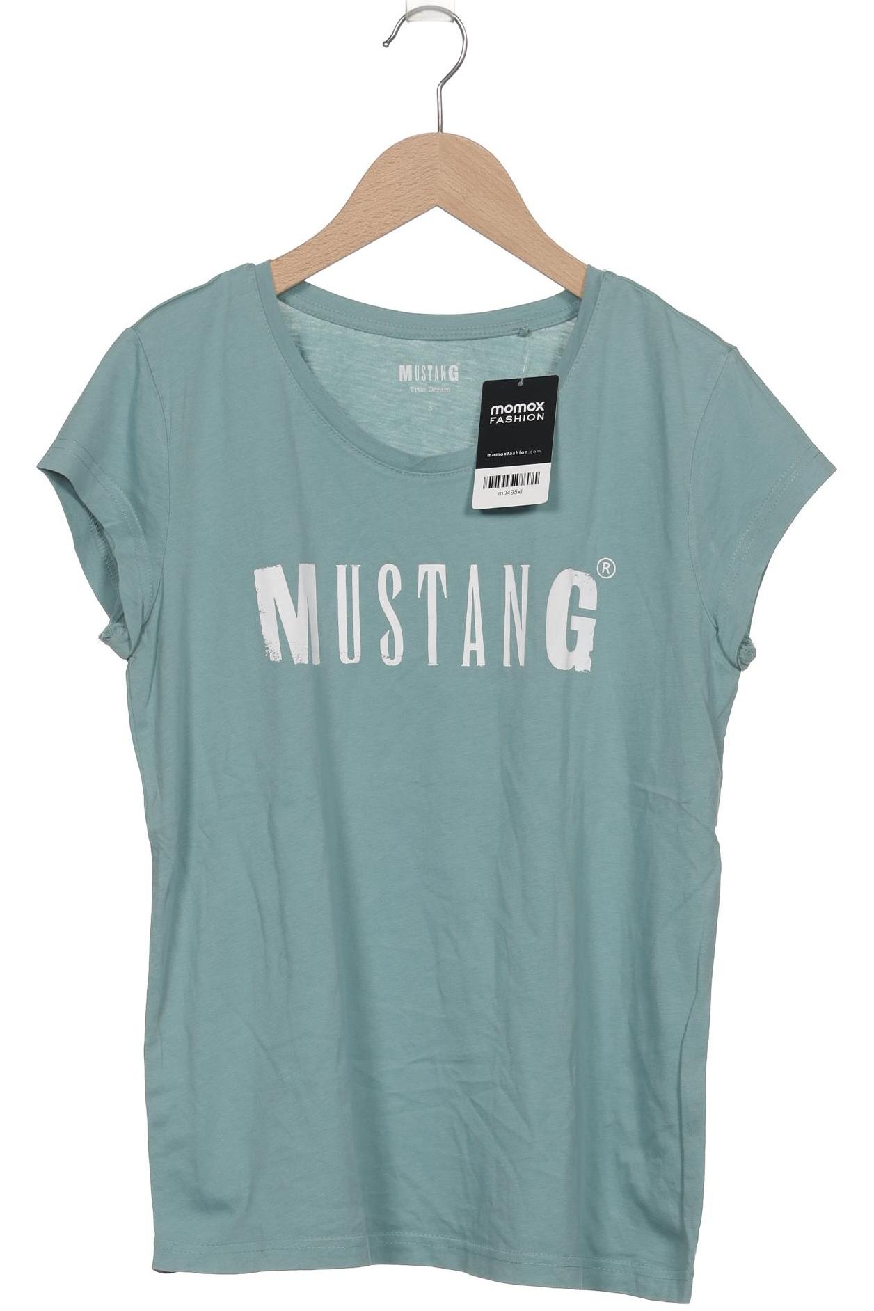 

Mustang Damen T-Shirt, türkis, Gr. 36