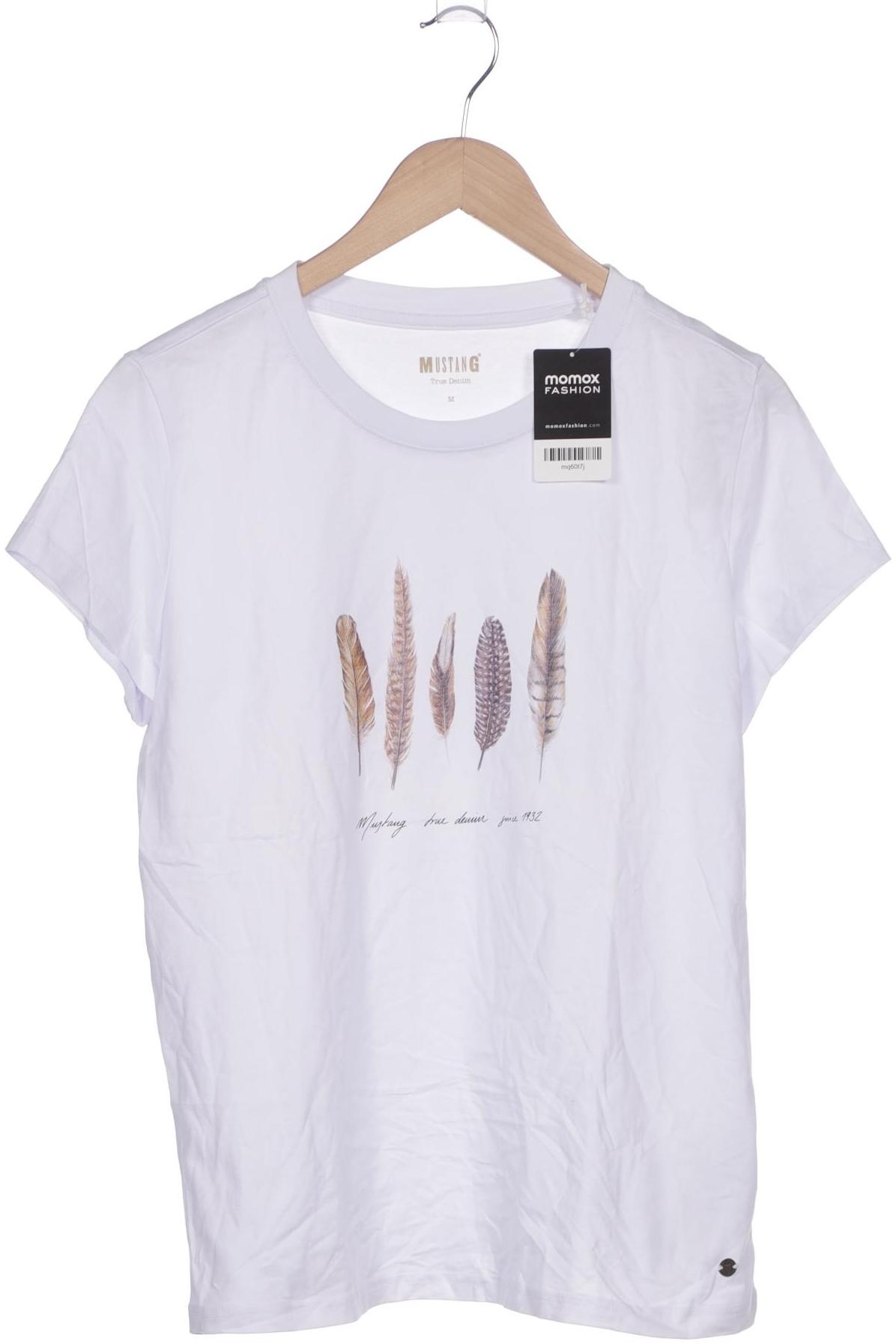 

Mustang Damen T-Shirt, weiß, Gr. 38
