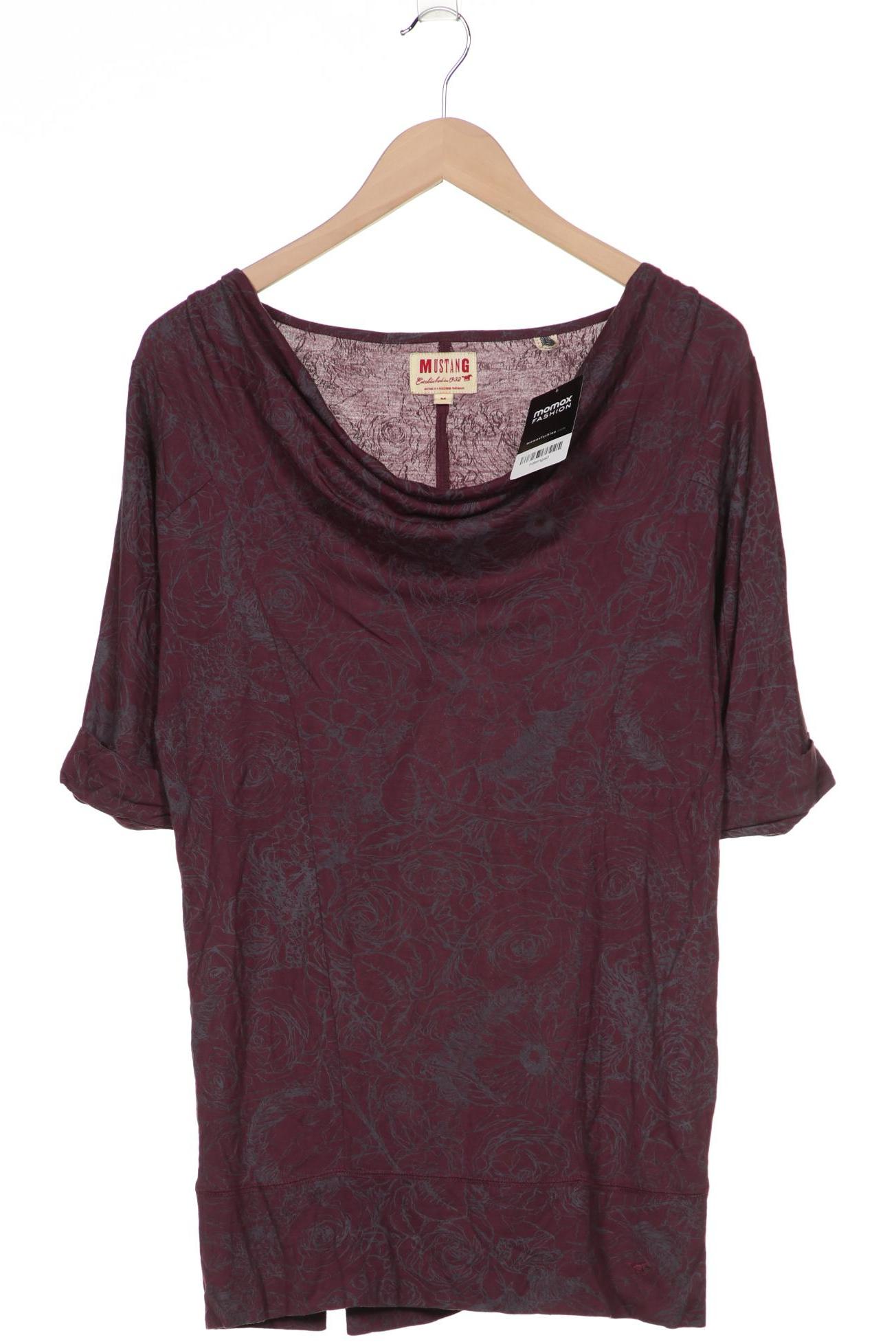 

Mustang Damen T-Shirt, bordeaux, Gr. 38