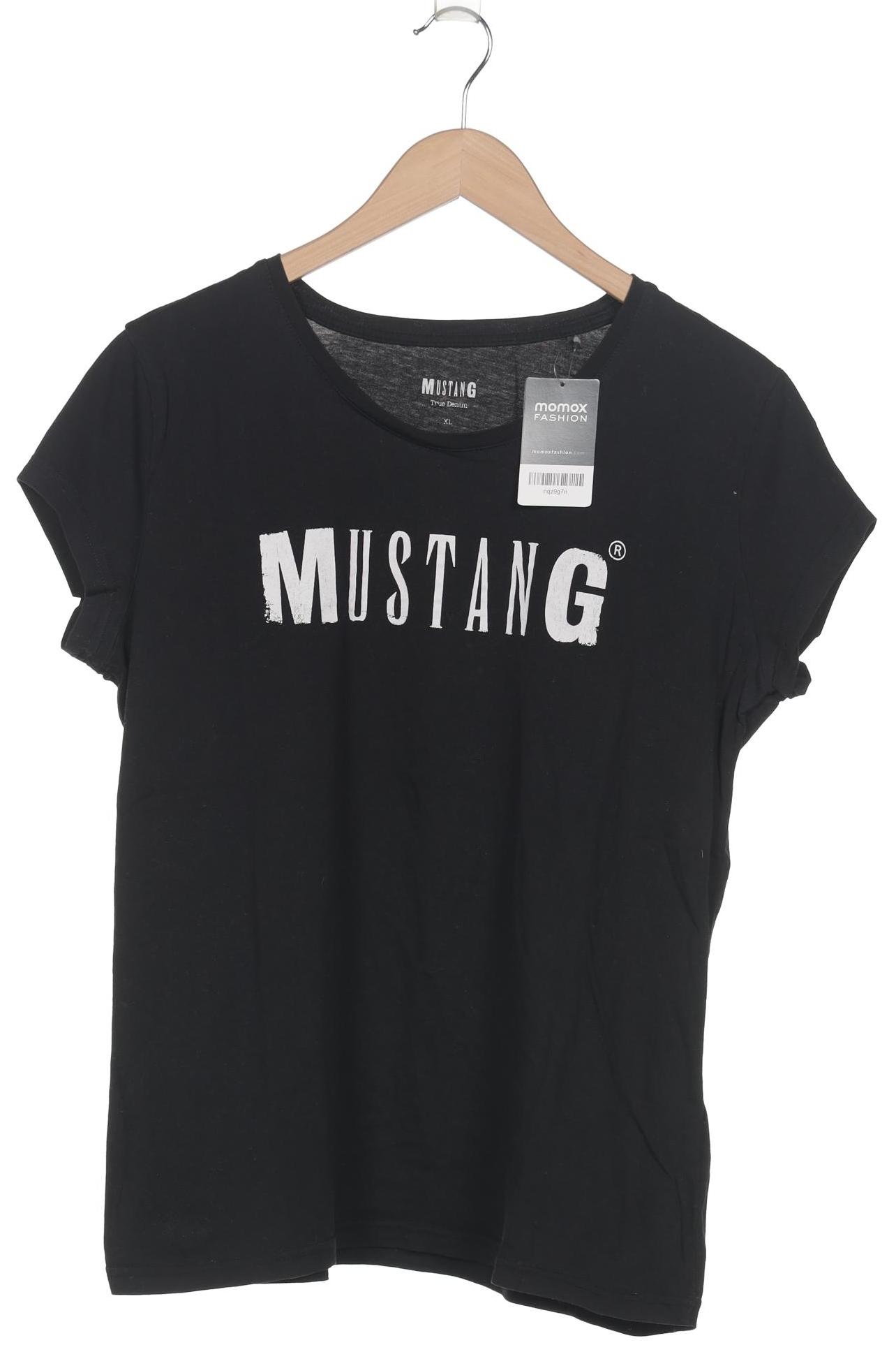 

Mustang Damen T-Shirt, schwarz, Gr. 44