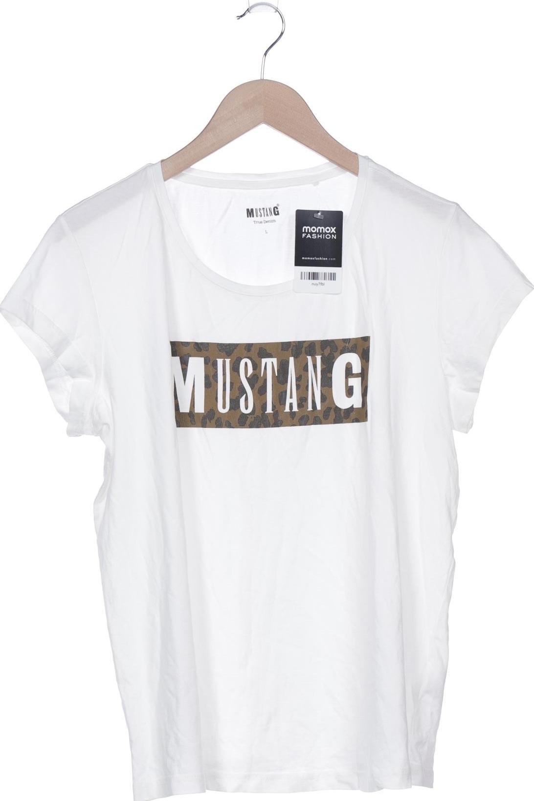 

Mustang Damen T-Shirt, weiß, Gr. 42