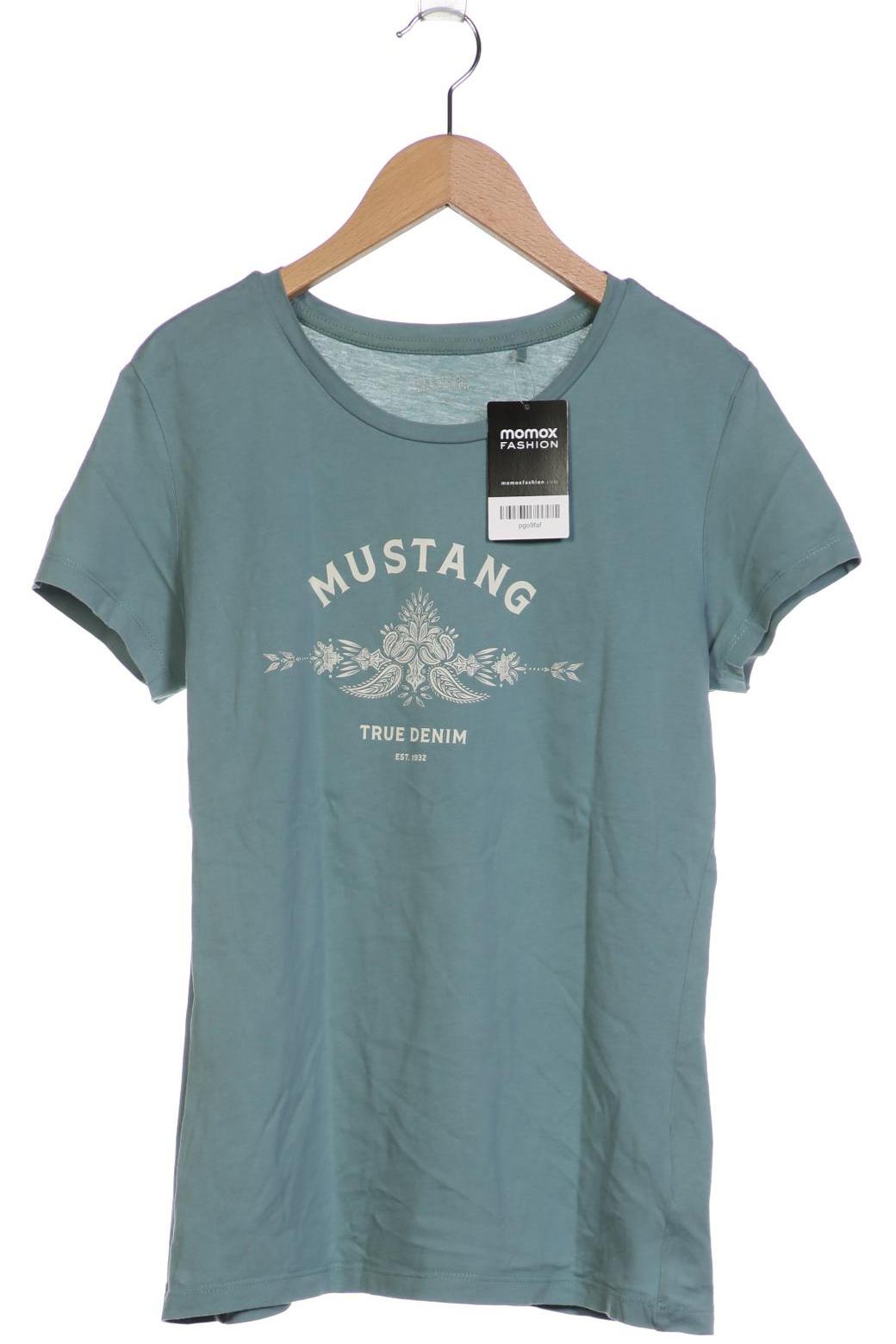 

Mustang Damen T-Shirt, türkis, Gr. 38