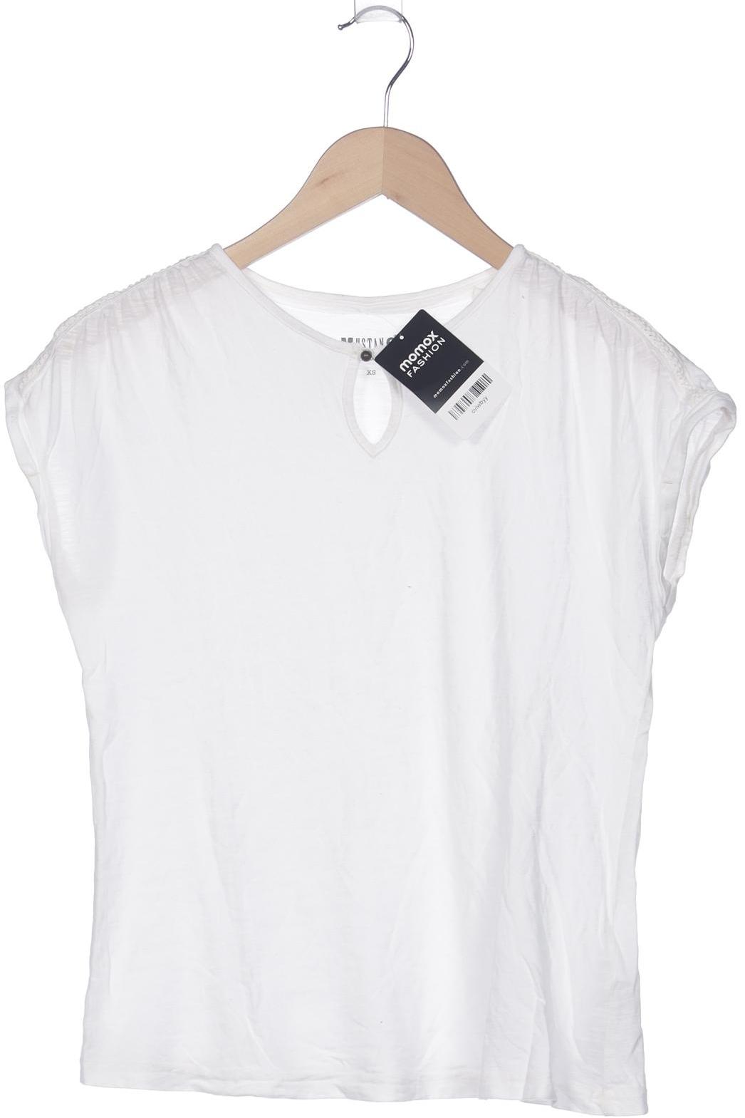 

Mustang Damen T-Shirt, weiß, Gr. 34