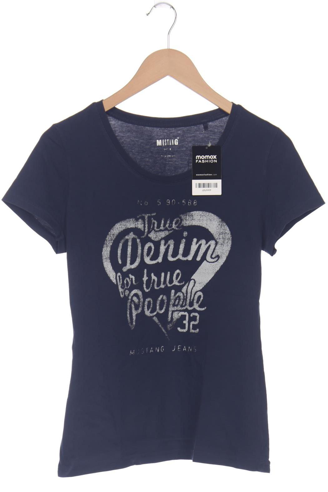 

Mustang Damen T-Shirt, marineblau, Gr. 36