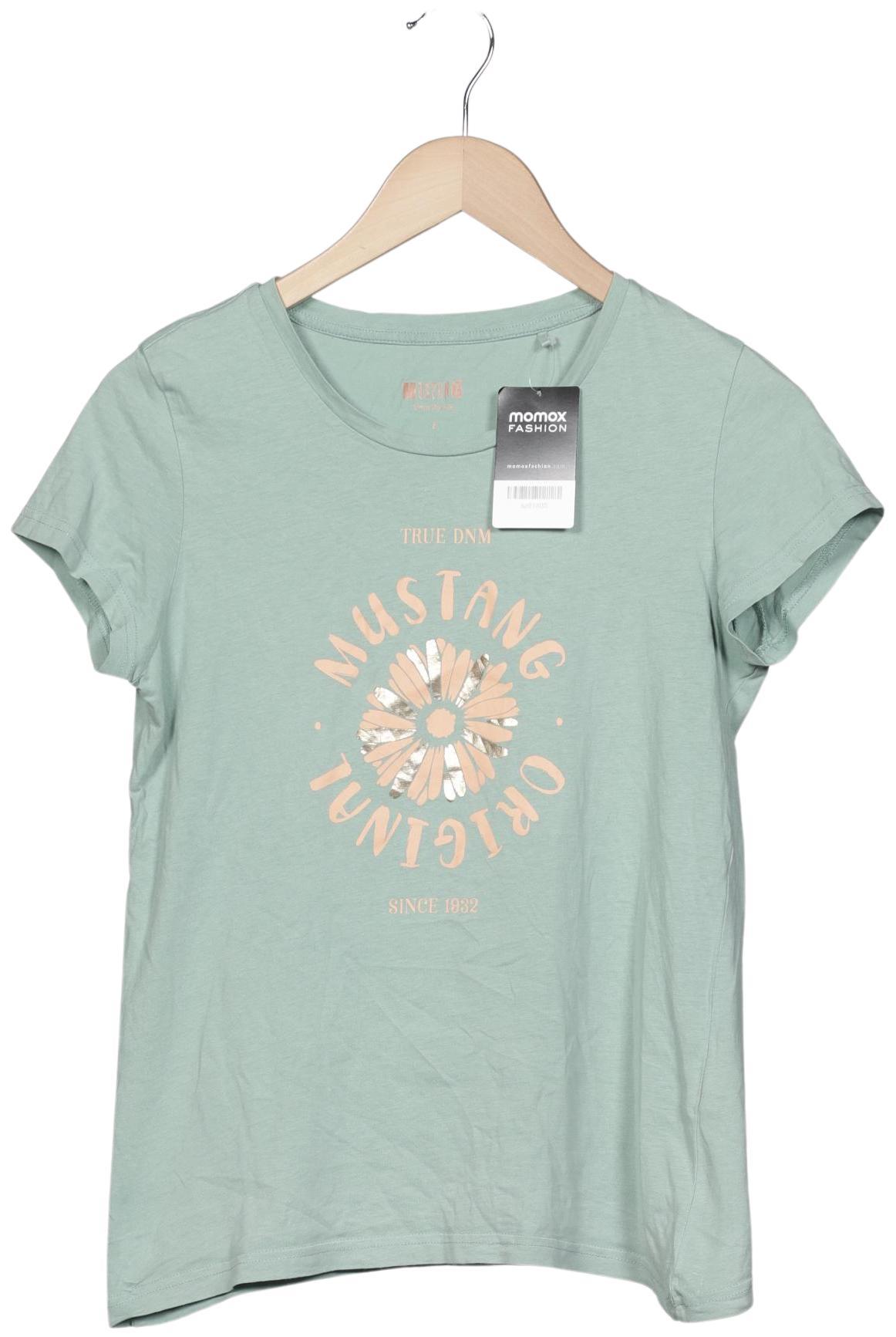 

Mustang Damen T-Shirt, hellgrün, Gr. 36