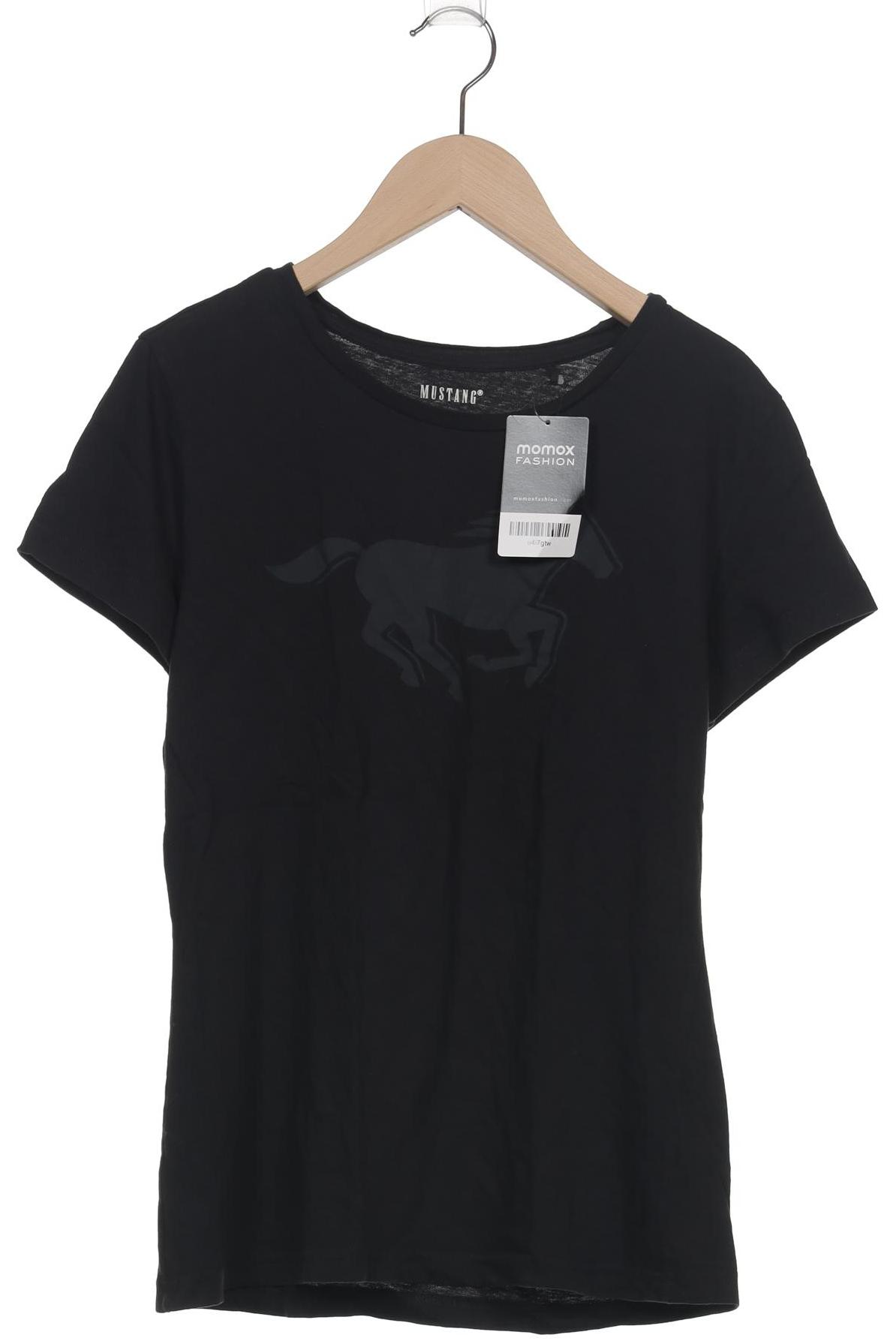

Mustang Damen T-Shirt, schwarz, Gr. 38