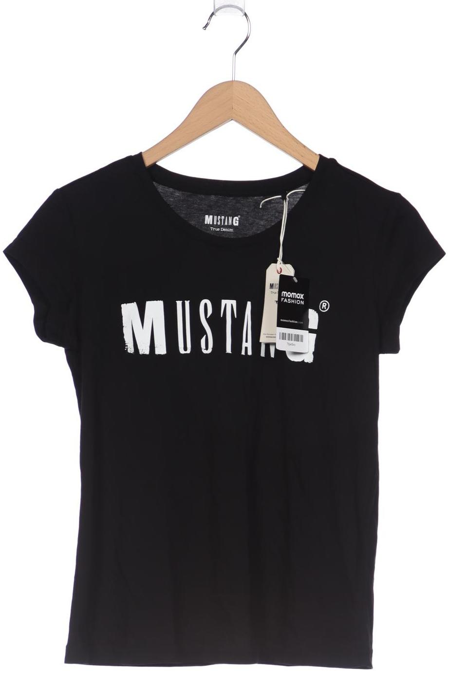 

Mustang Damen T-Shirt, schwarz, Gr. 34