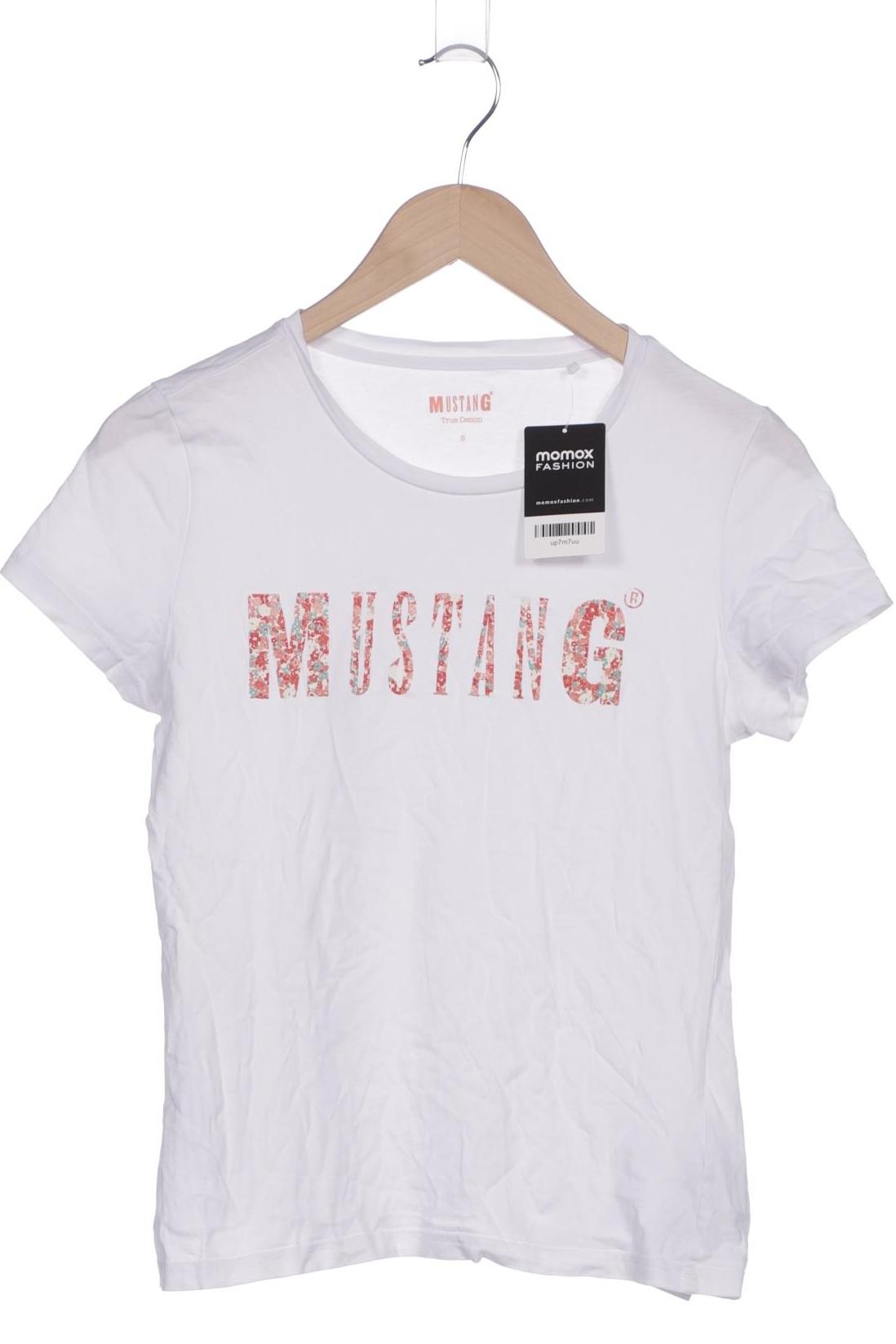 

Mustang Damen T-Shirt, weiß, Gr. 36