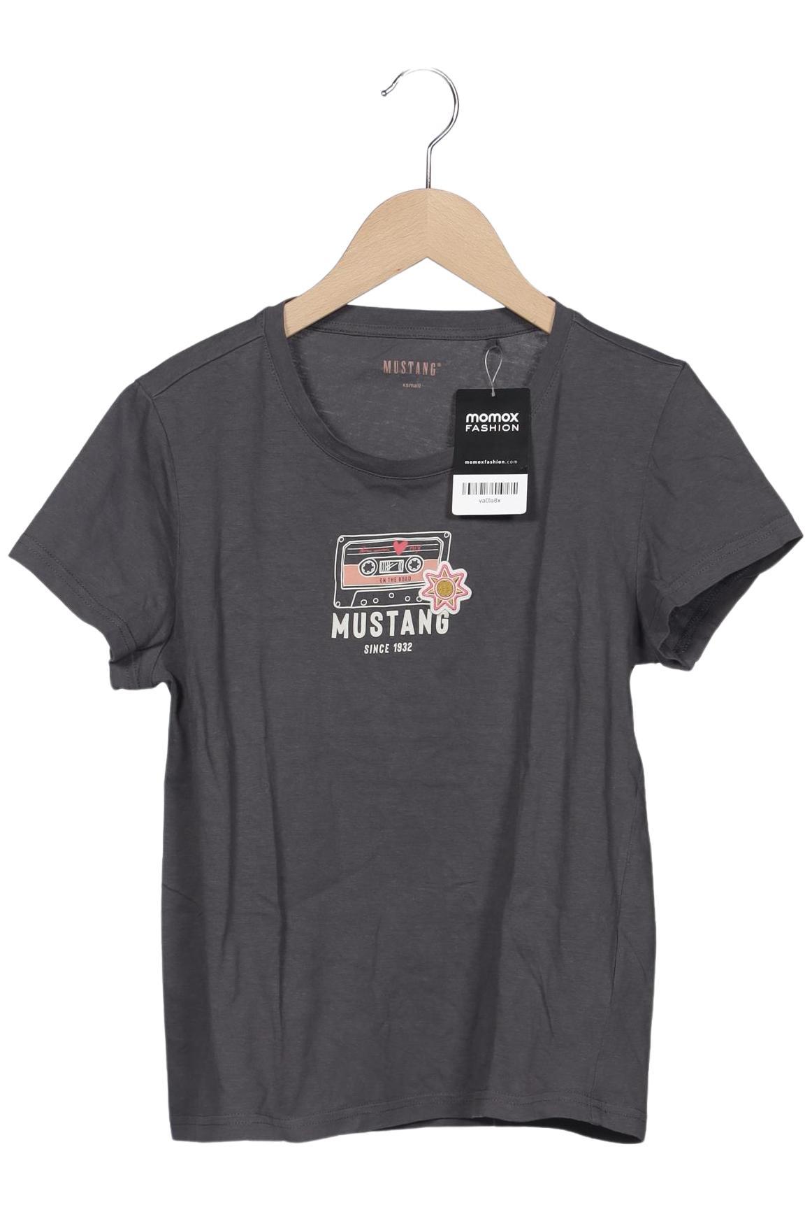 

Mustang Damen T-Shirt, grau, Gr. 34