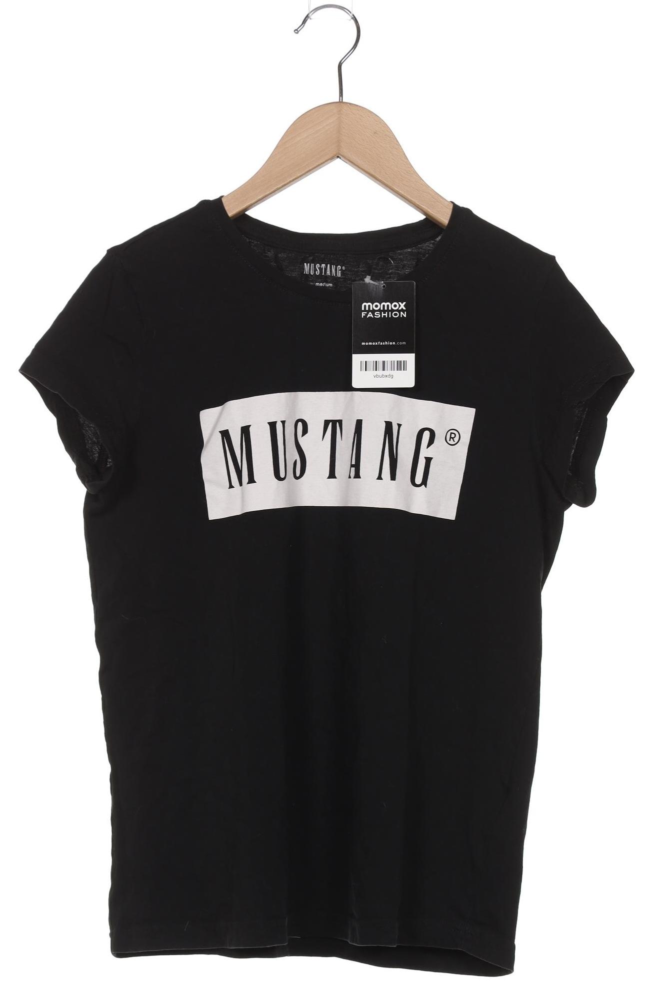

Mustang Damen T-Shirt, schwarz, Gr. 38