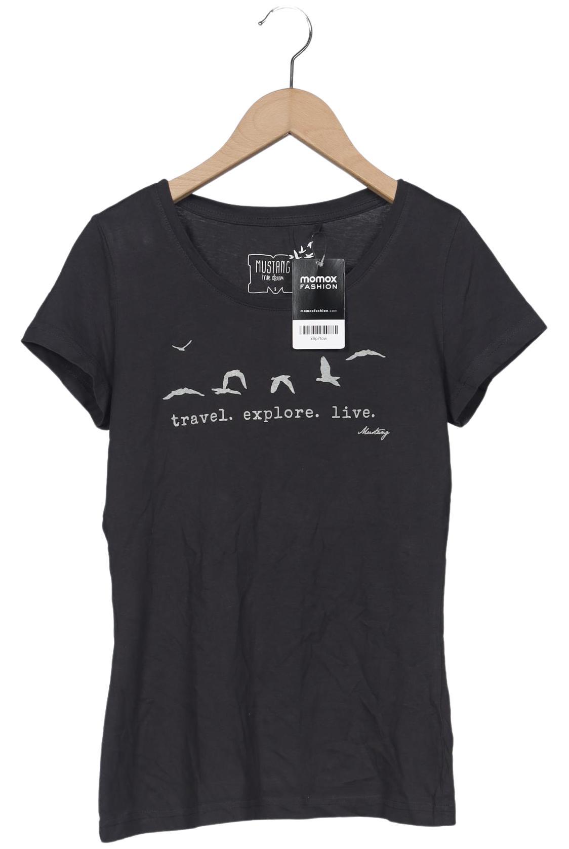 

Mustang Damen T-Shirt, grau, Gr. 36