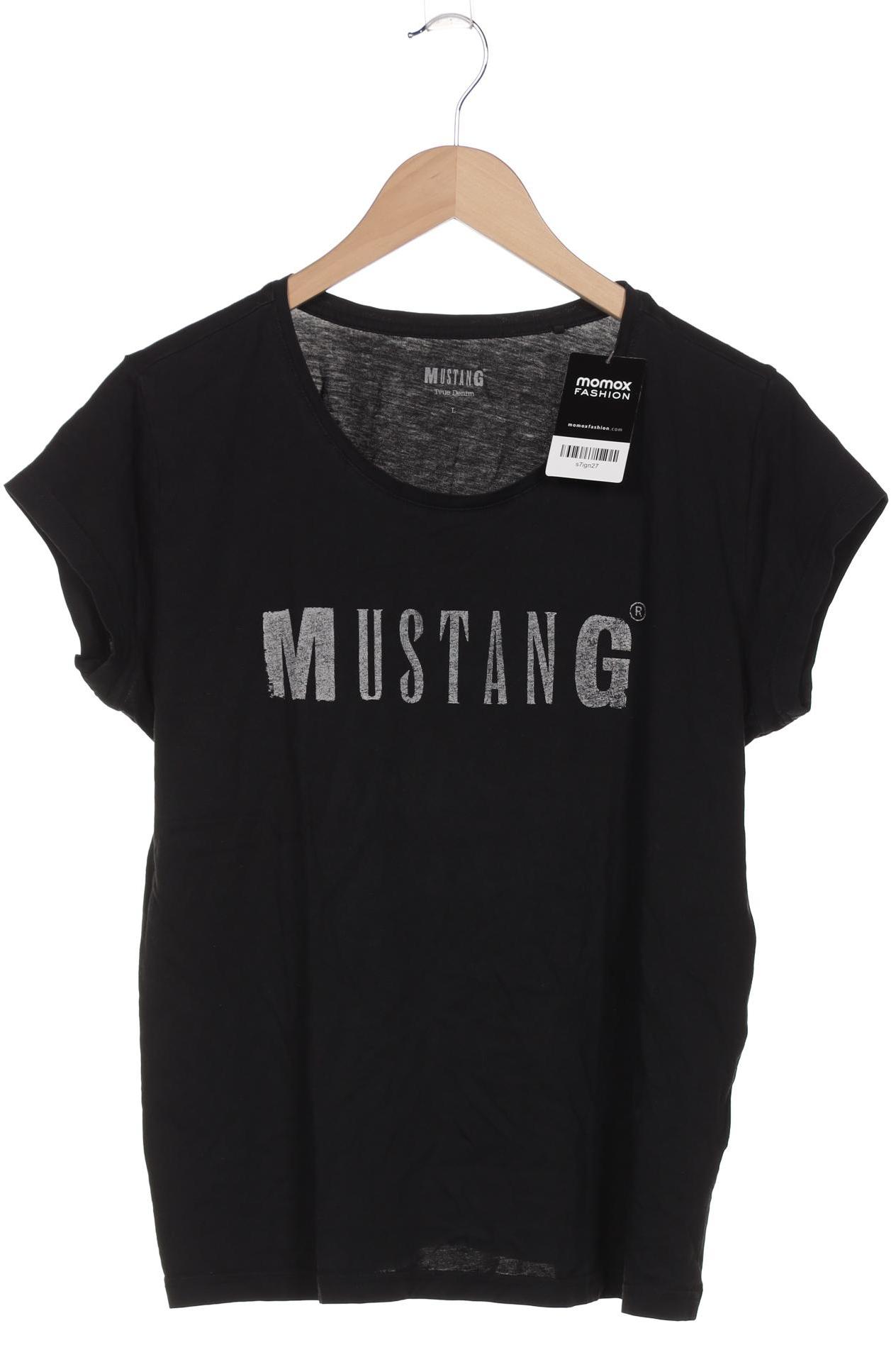

Mustang Damen T-Shirt, schwarz, Gr. 42