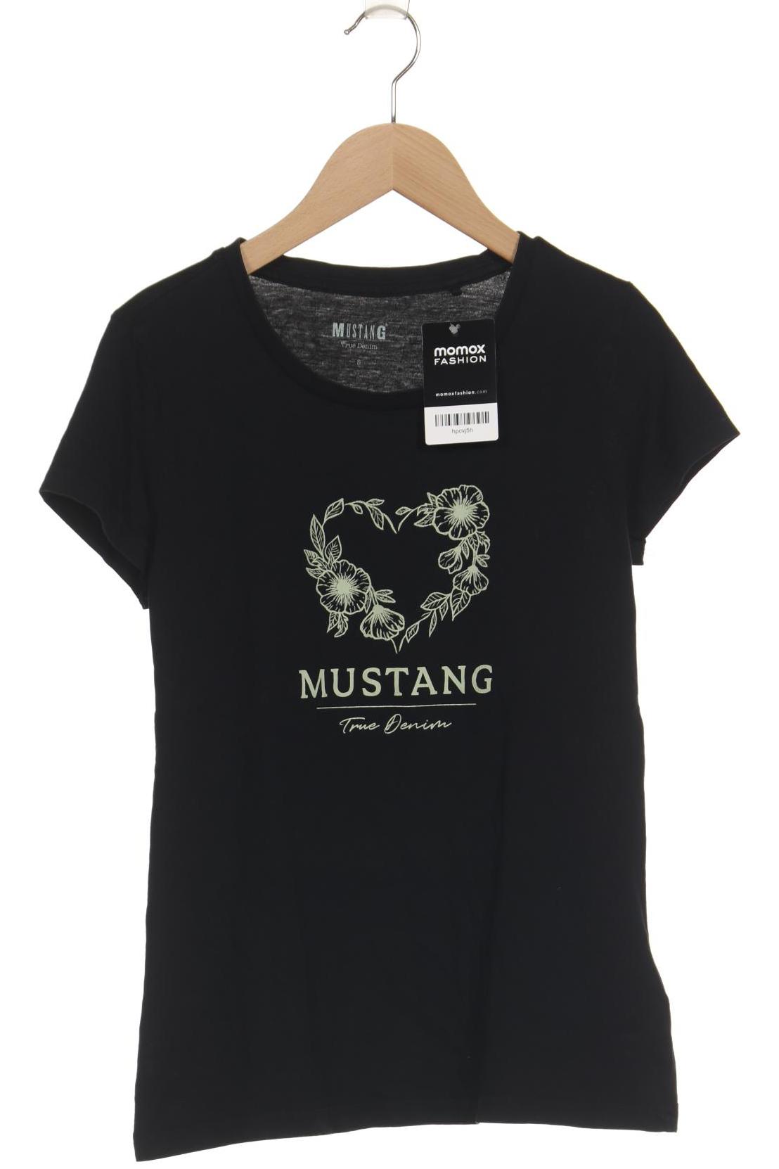 

Mustang Damen T-Shirt, schwarz, Gr. 36