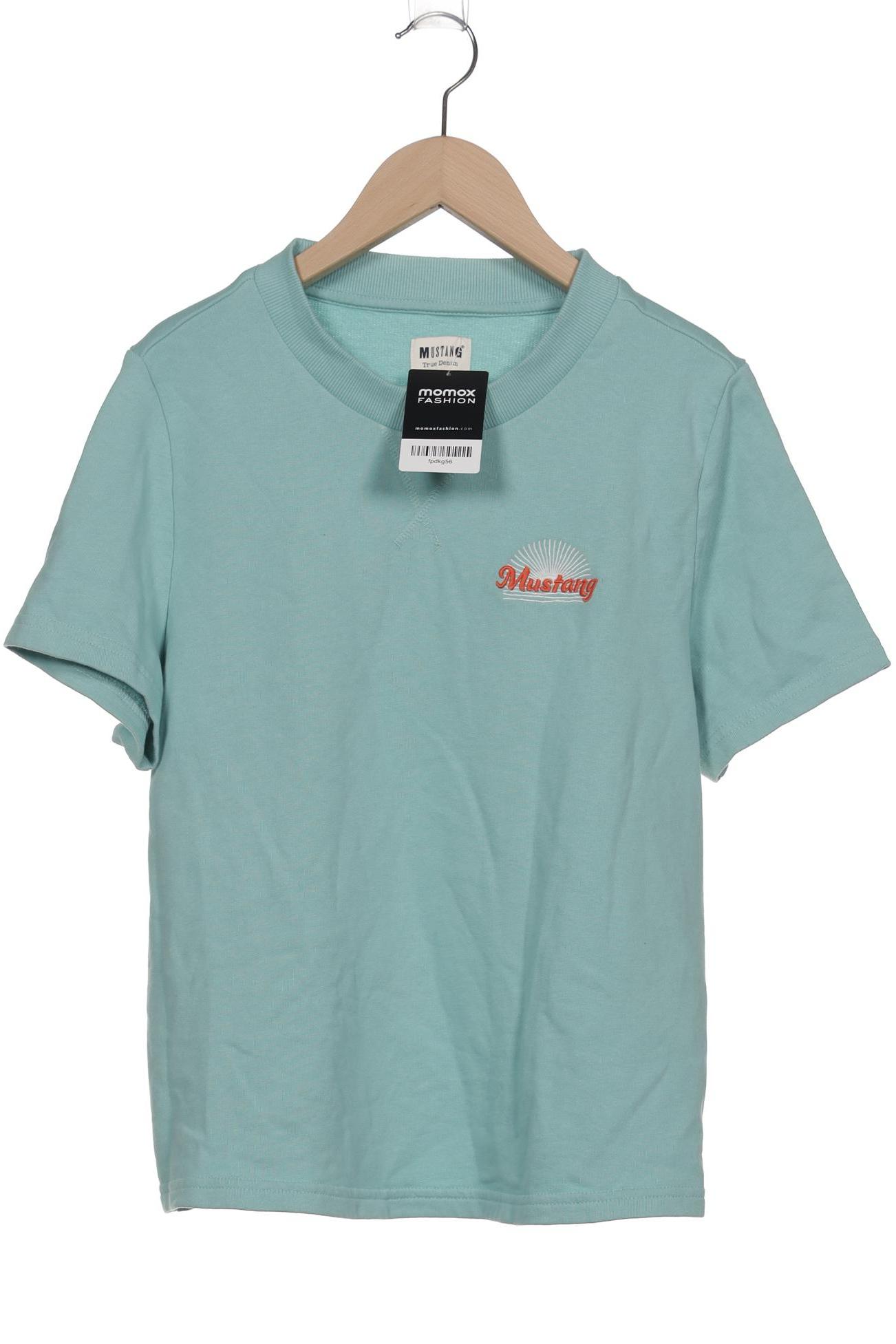 

Mustang Damen T-Shirt, türkis, Gr. 34