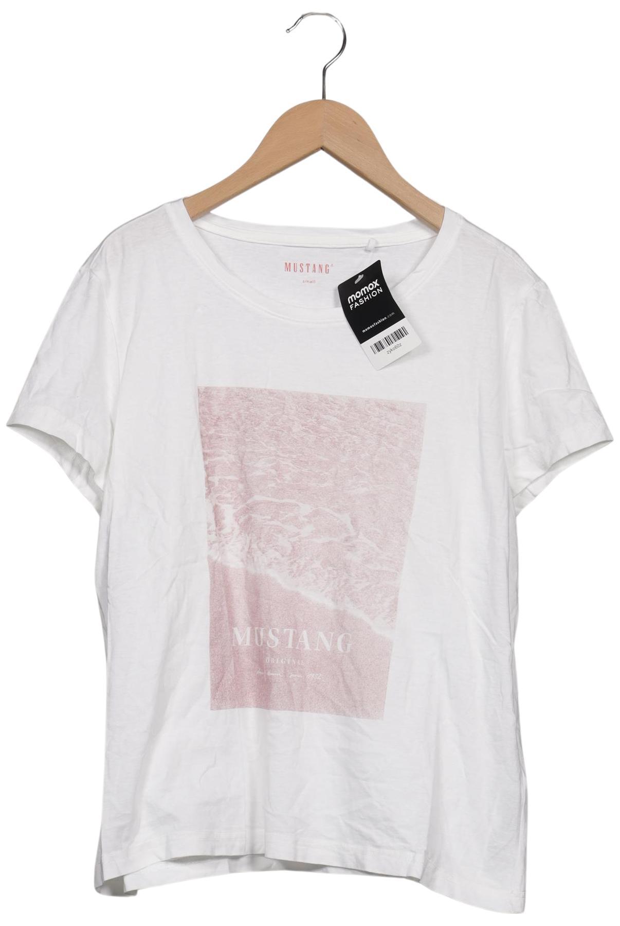 

Mustang Damen T-Shirt, weiß, Gr. 36