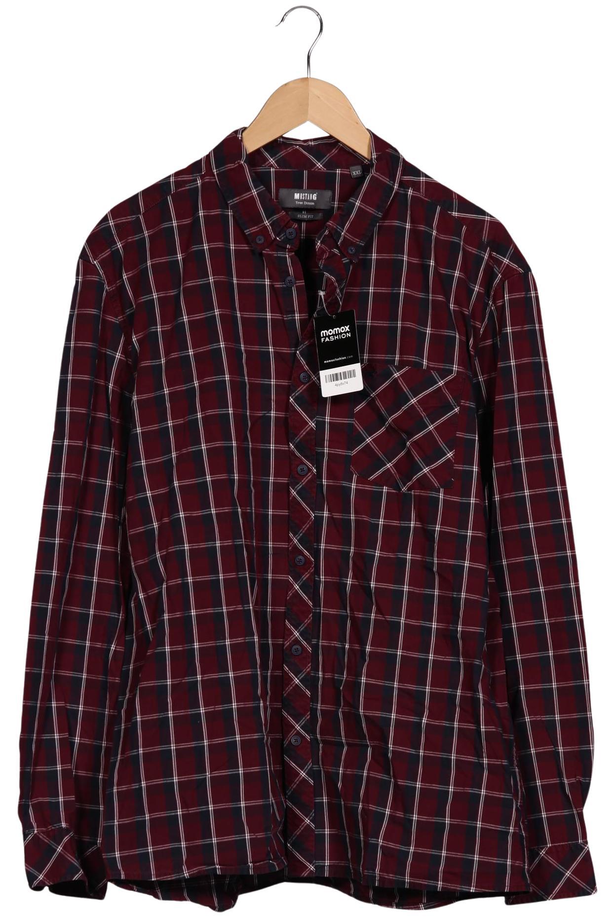 

Mustang Herren Hemd, rot, Gr. 56