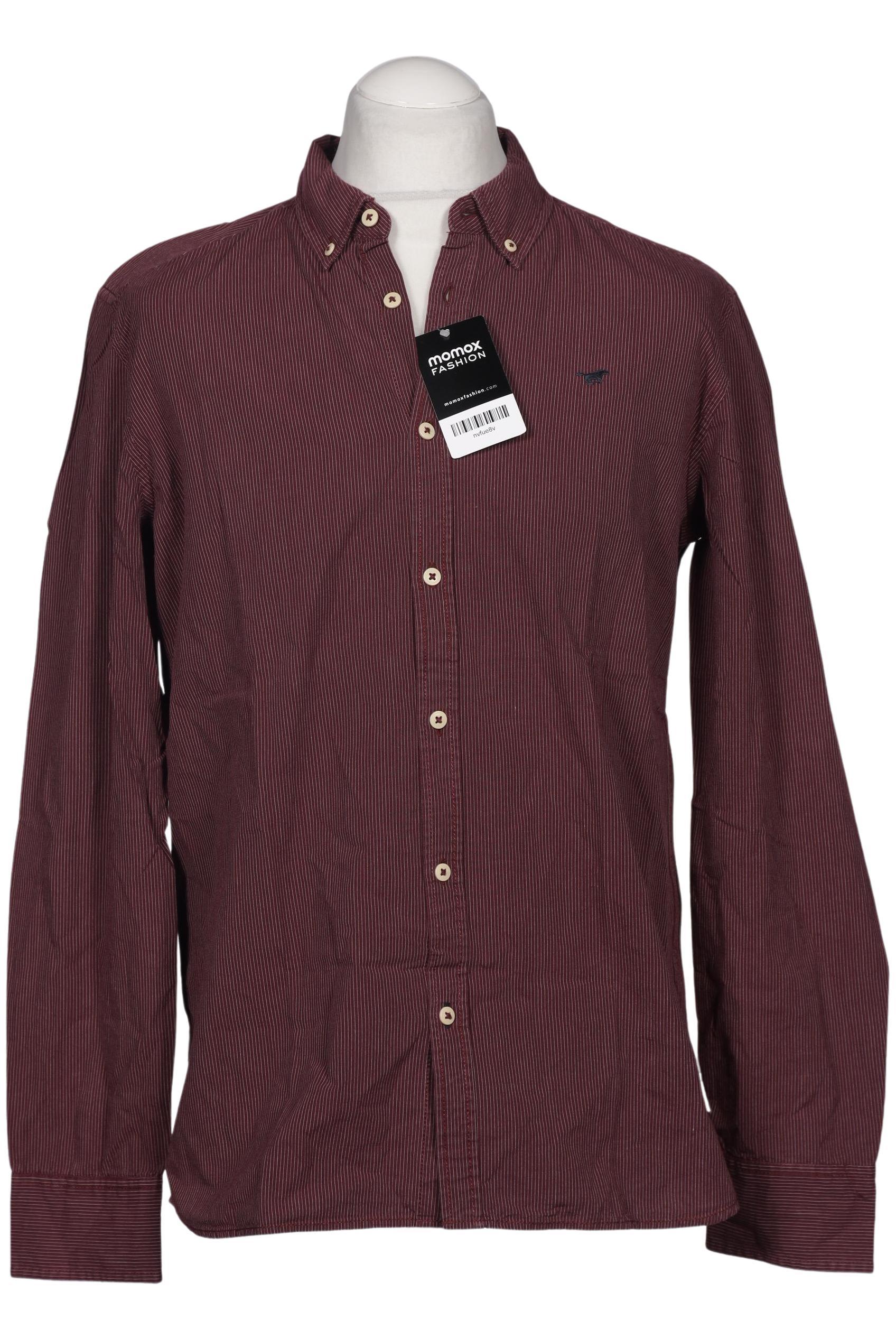 Thumbnail - Mustang Herren Hemd, bordeaux, Gr. 52