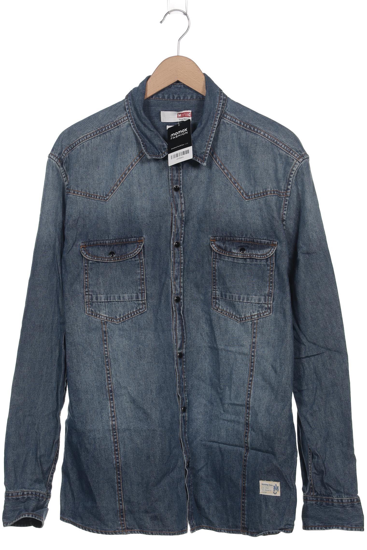 

Mustang Herren Hemd, blau, Gr. 56