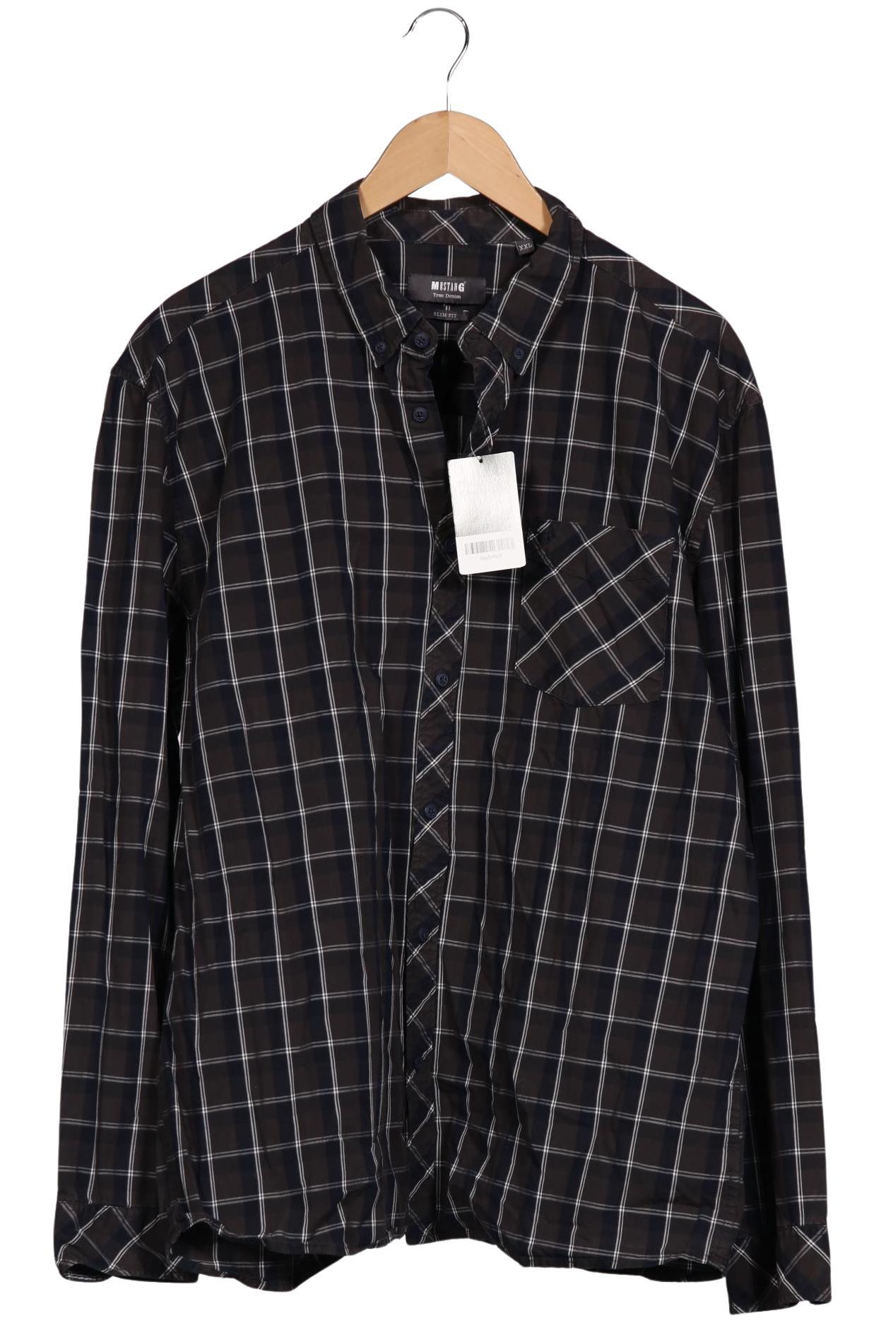 

Mustang Herren Hemd, schwarz, Gr. 56