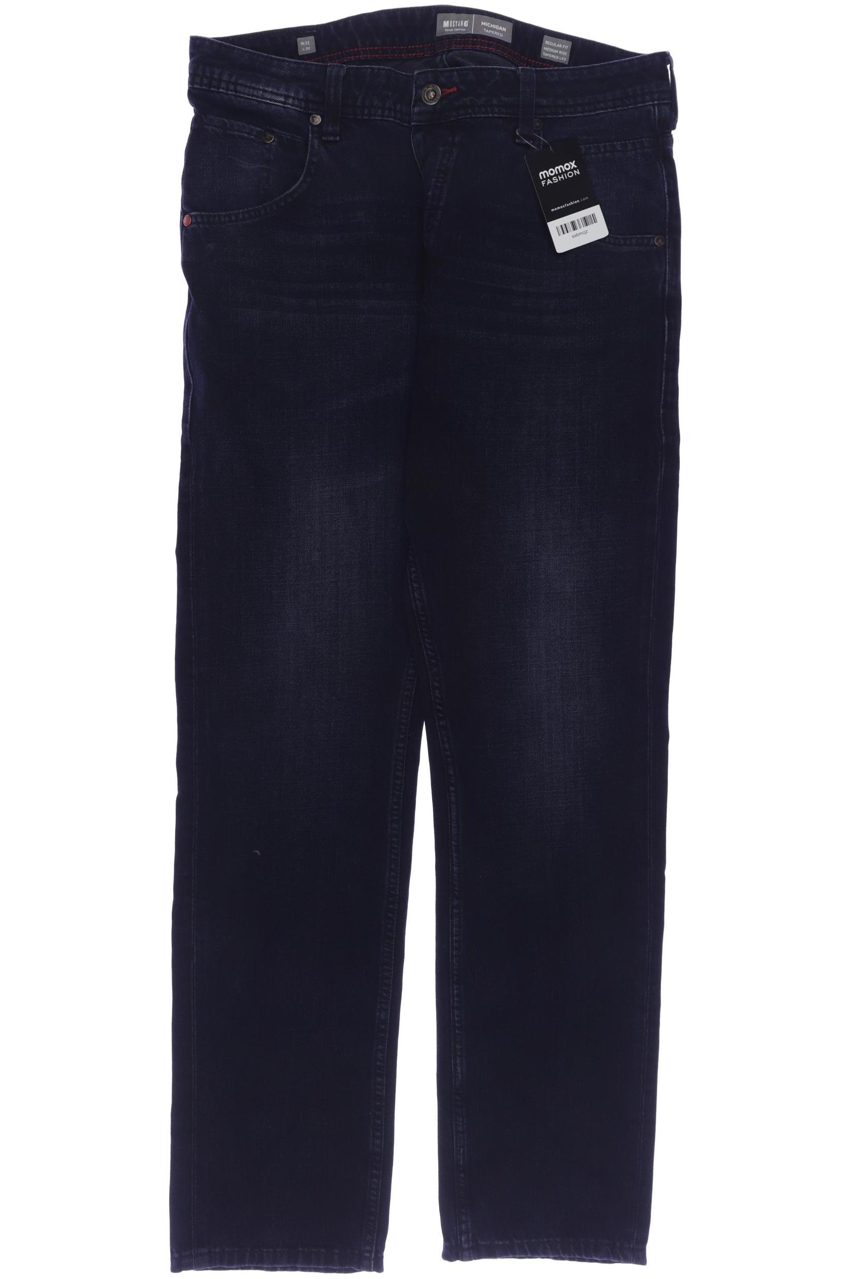 

Mustang Herren Jeans, marineblau, Gr. 52