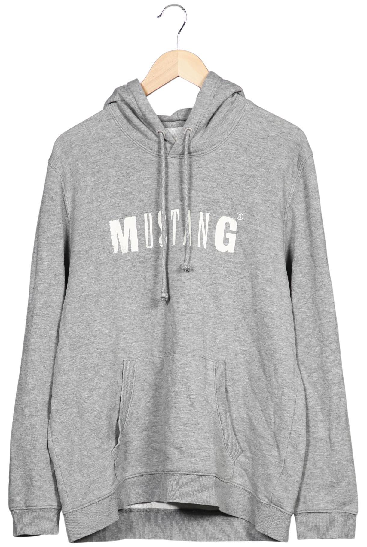 Thumbnail - Mustang Herren Kapuzenpullover, grau, Gr. 52