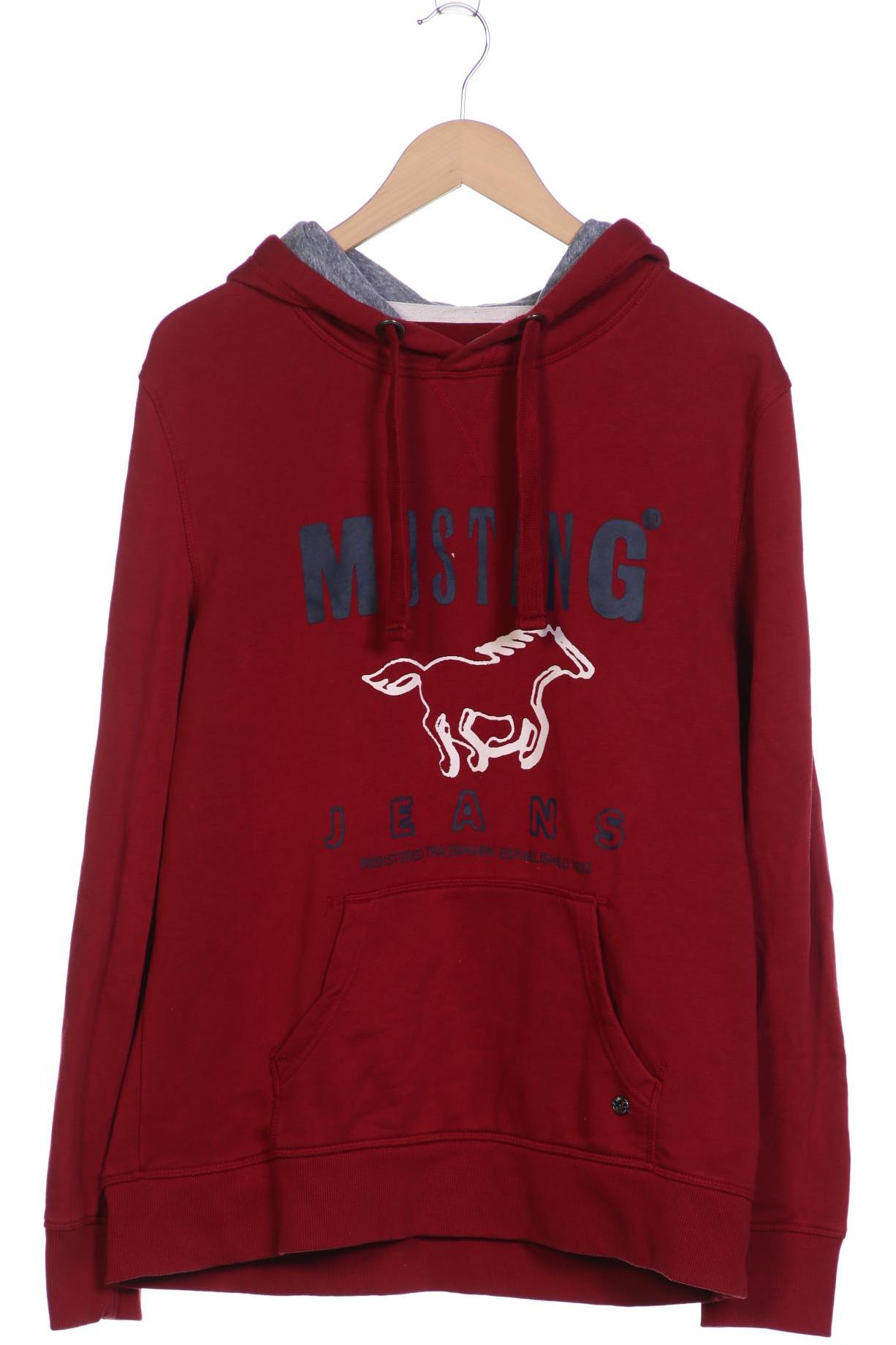 

MUSTANG Herren Kapuzenpullover, bordeaux