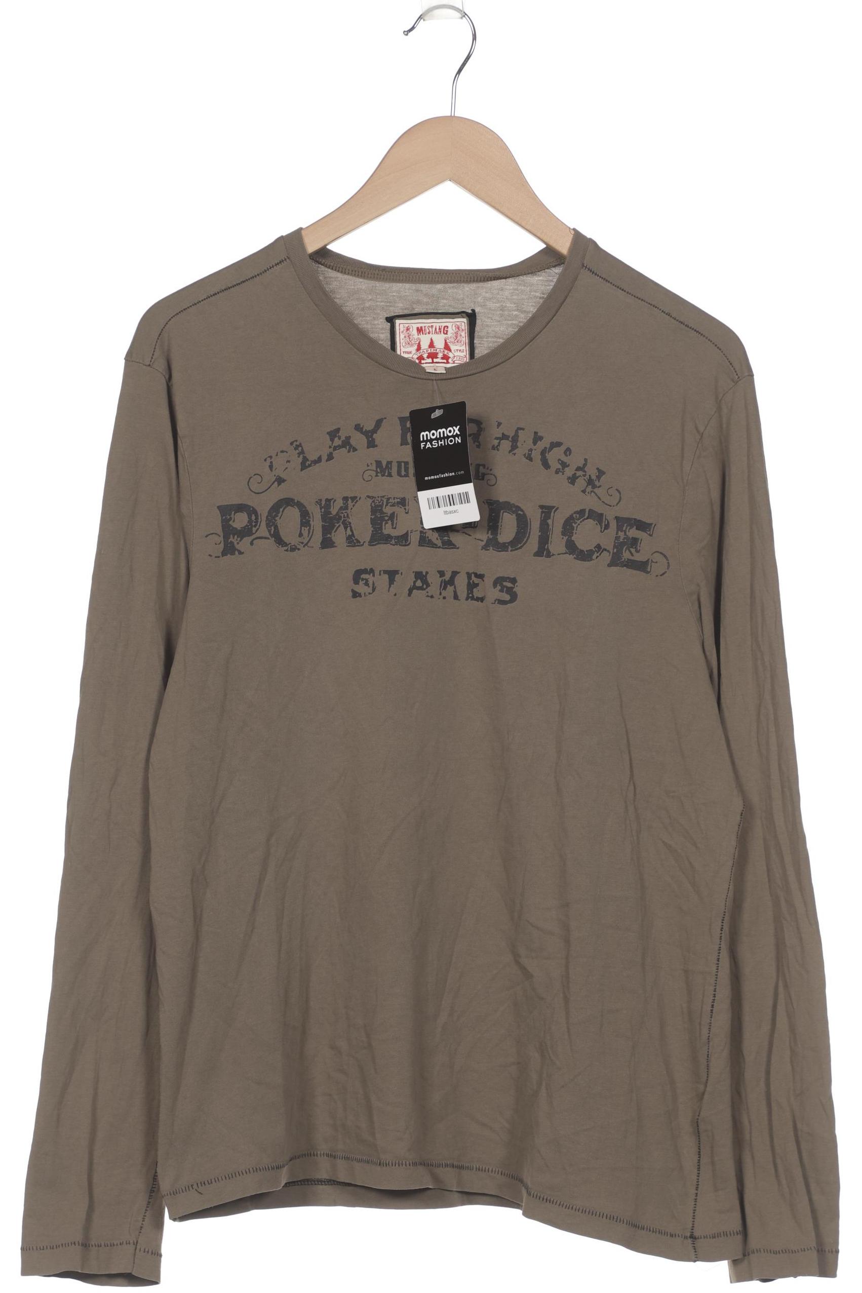 

Mustang Herren Langarmshirt, grün, Gr. 52