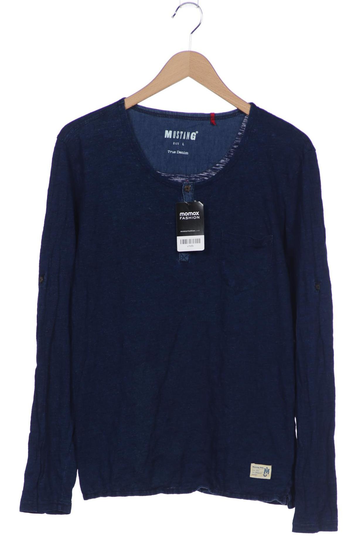 

Mustang Herren Langarmshirt, marineblau, Gr. 52