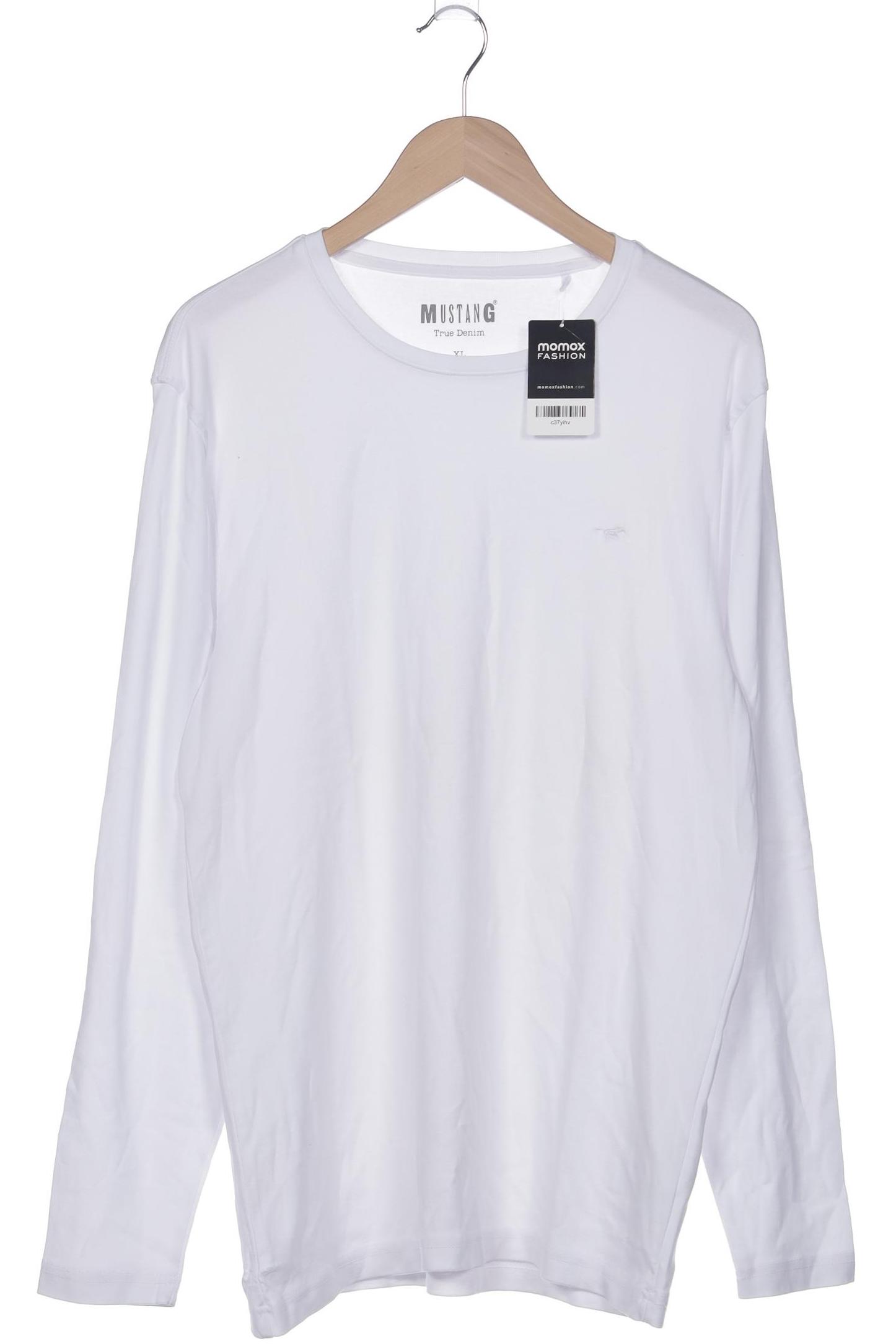Thumbnail - Mustang Herren Langarmshirt, weiß, Gr. 54