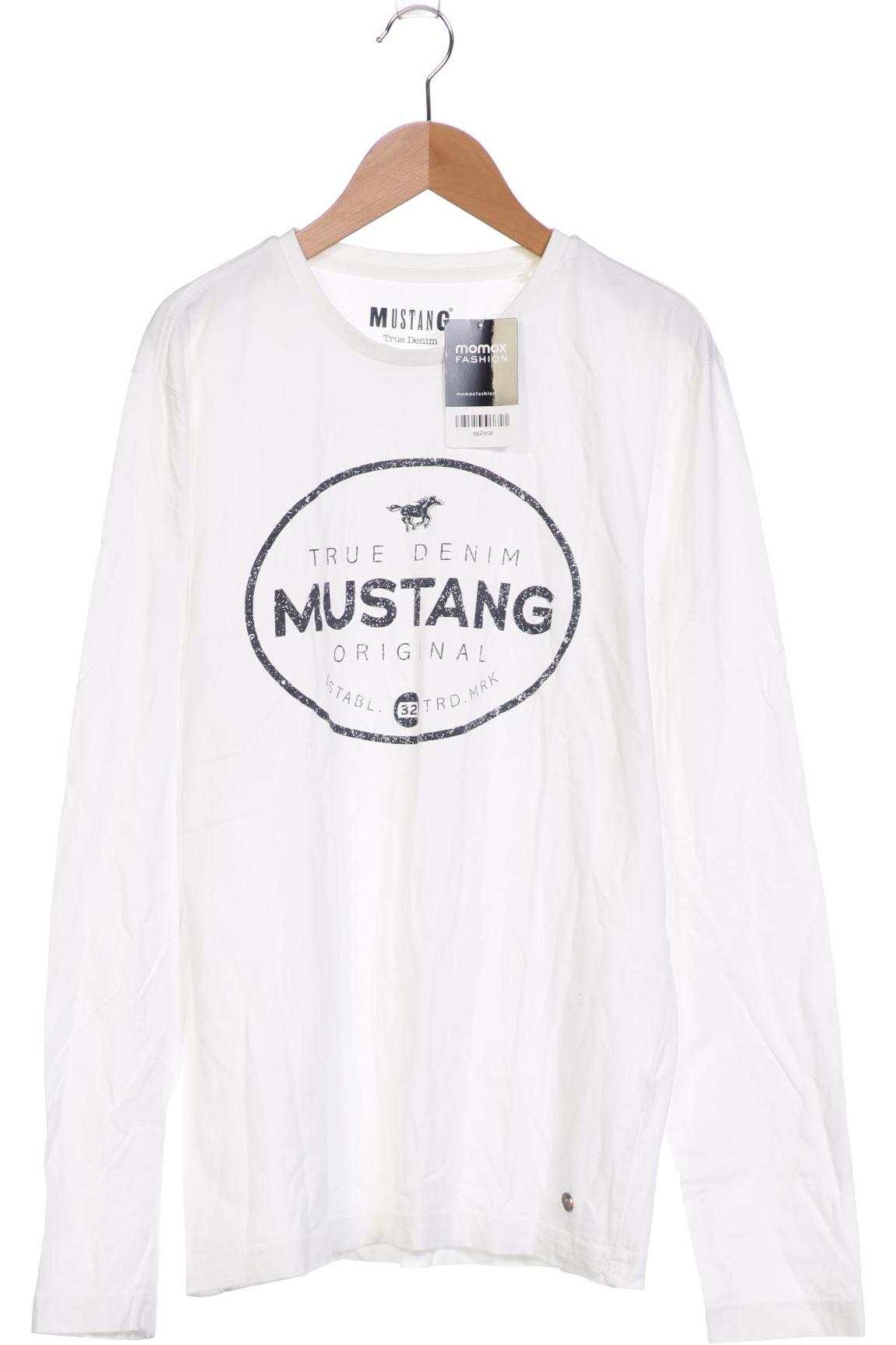 

Mustang Herren Langarmshirt, weiß, Gr. 52