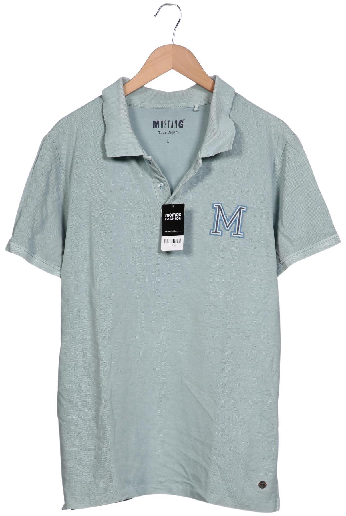 Thumbnail - Mustang Herren Poloshirt, türkis, Gr. 52