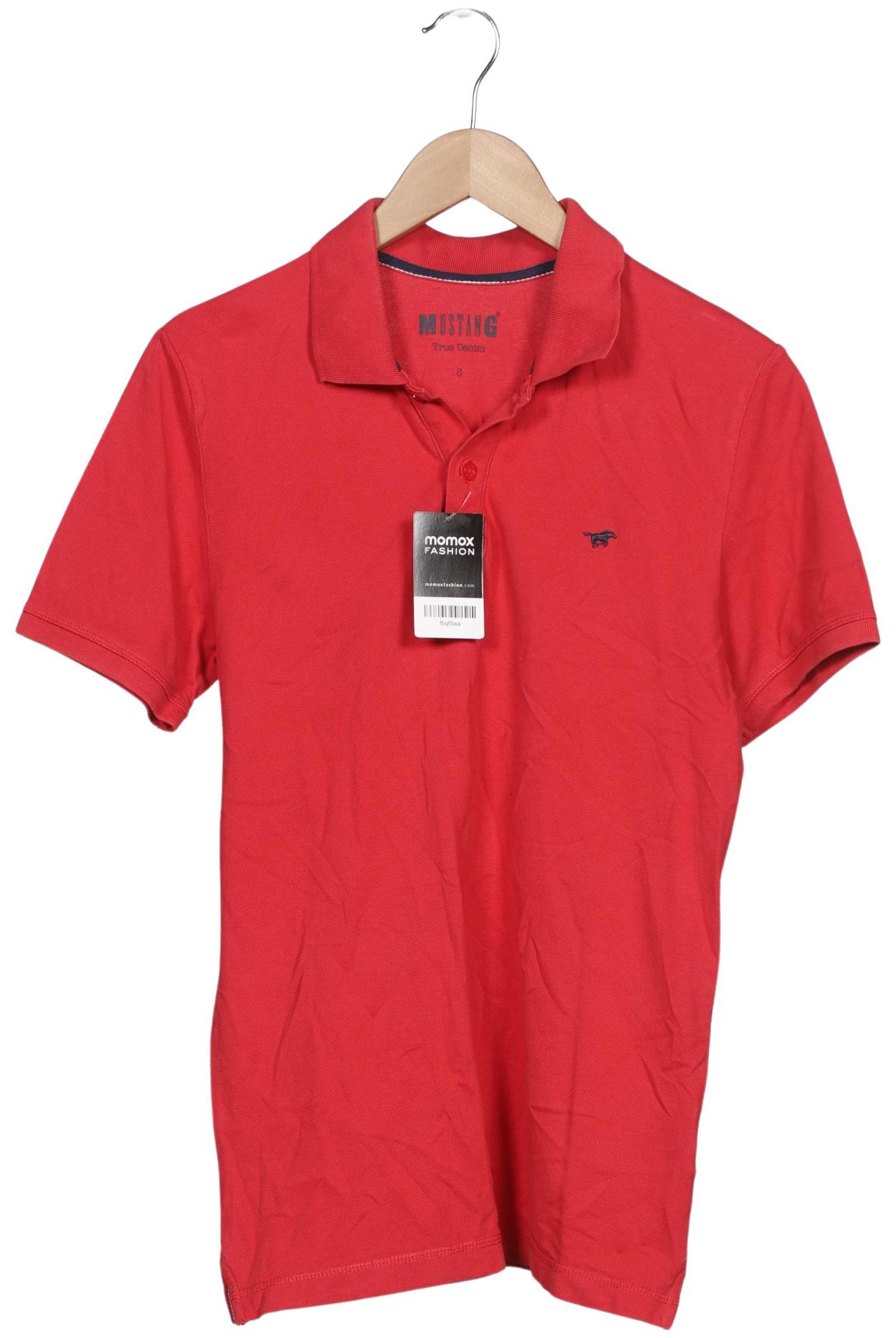 Thumbnail - Mustang Herren Poloshirt, rot, Gr. 46