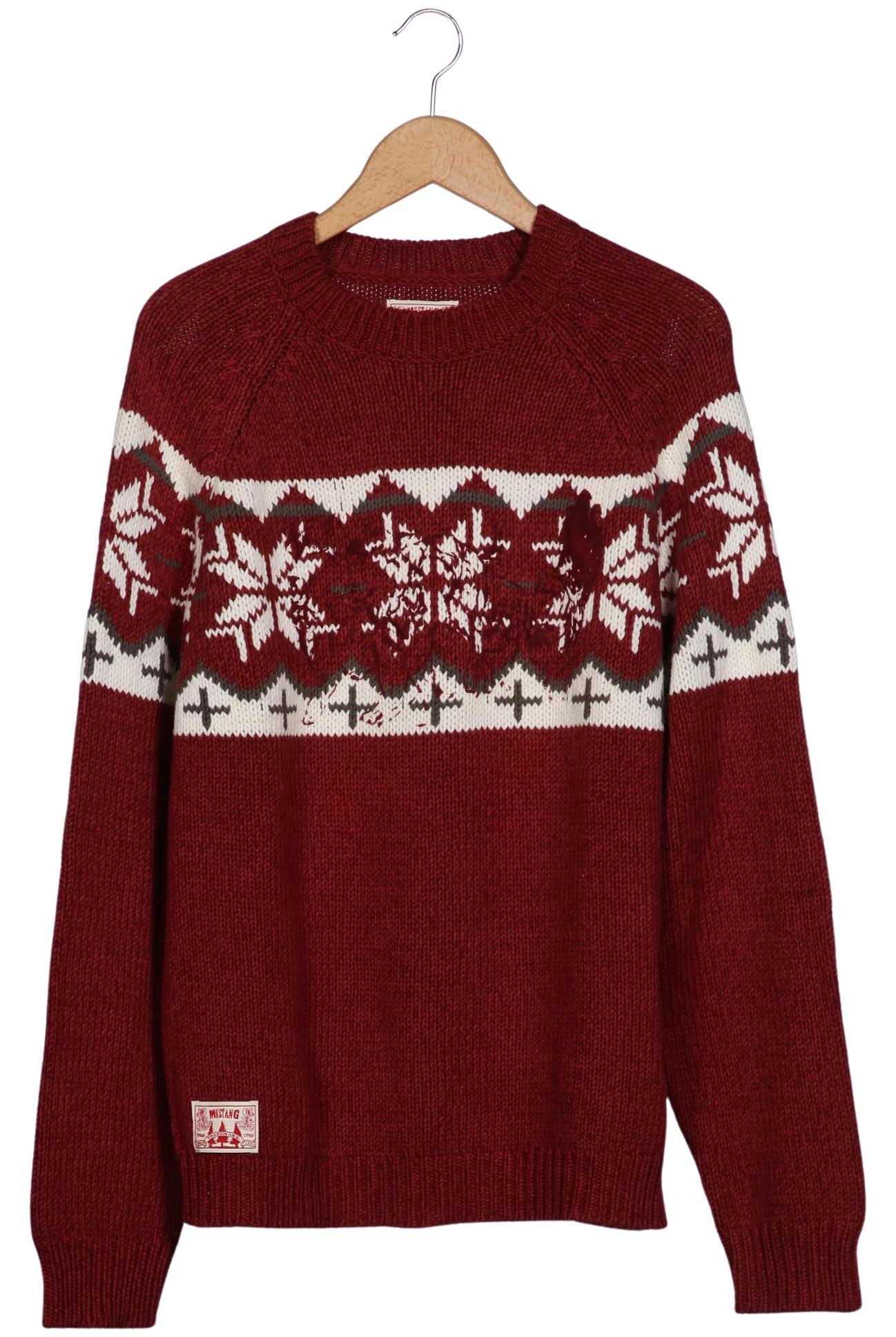 Thumbnail - Mustang Herren Pullover, rot, Gr. 54